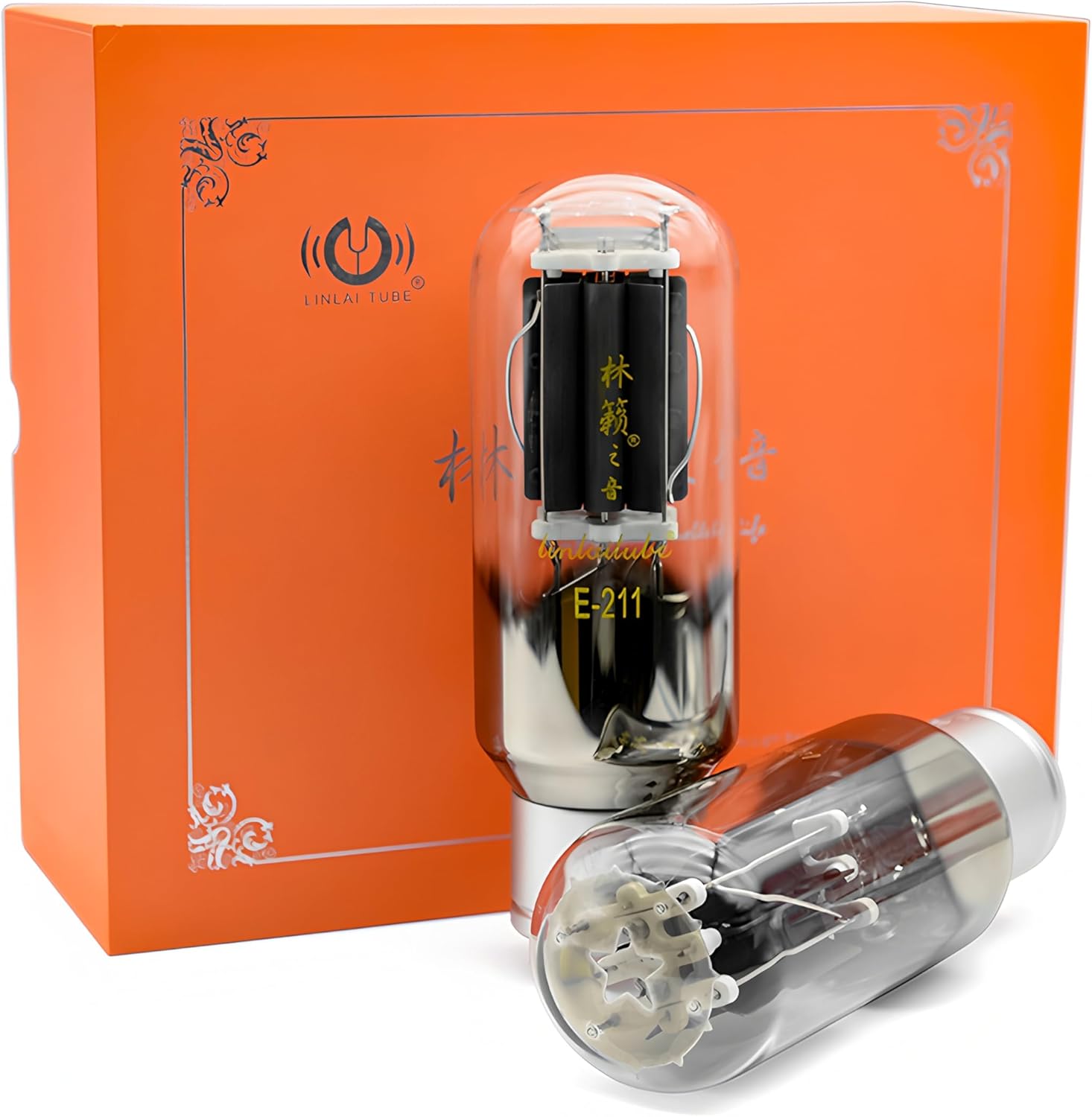Matched Pair LINLAI 211 -TA Vacuum Tube Amplifier Valve With Gift Box Factory High-Powered TA-series (Carbon Spraying)