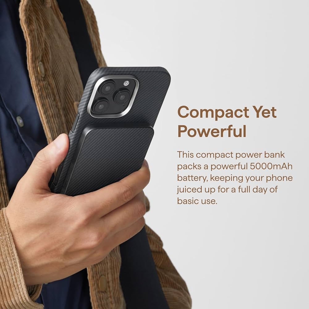 Amazon.com: pitaka Portable Charger Power Bank Qi2, Ultra