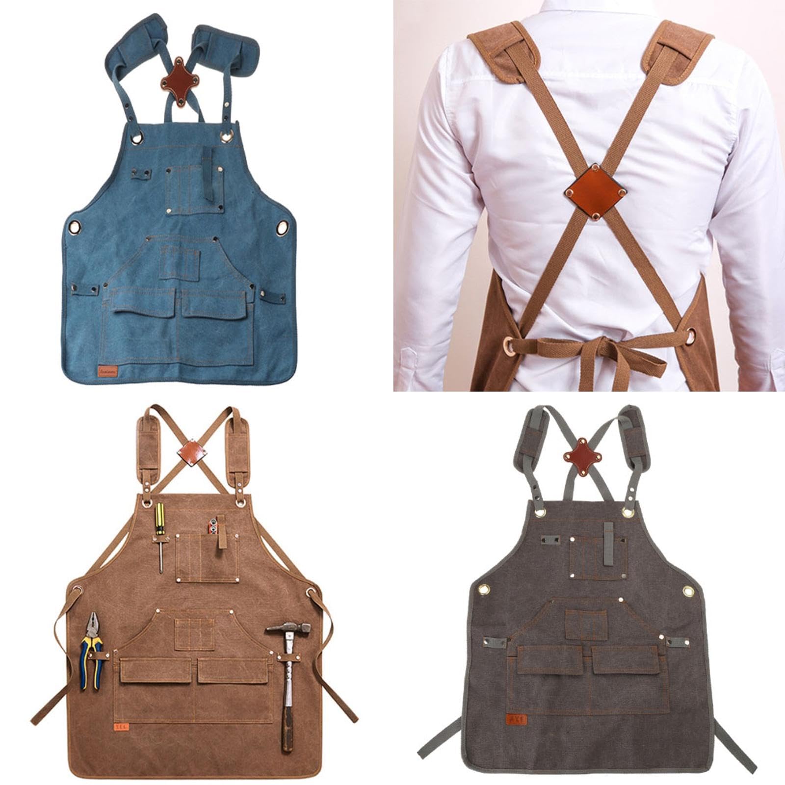 Tablier en jean tendance Baristas Milktea Shop Pâtisserie Garçon Fille Vêtements de travail Coiffeur Travail Dirtyproofs Supplies Tabliers de cuisine