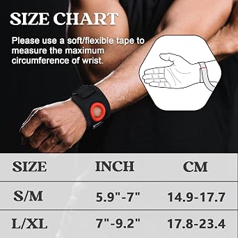 TFCC Wrist Brace Ulnar Wrist Brace with Compression Rring Pad for Ulnar Sided Wrist Pain, TFCC Tear, Repetitive Wrist Use Injury, DRUJ Instability (S/M)