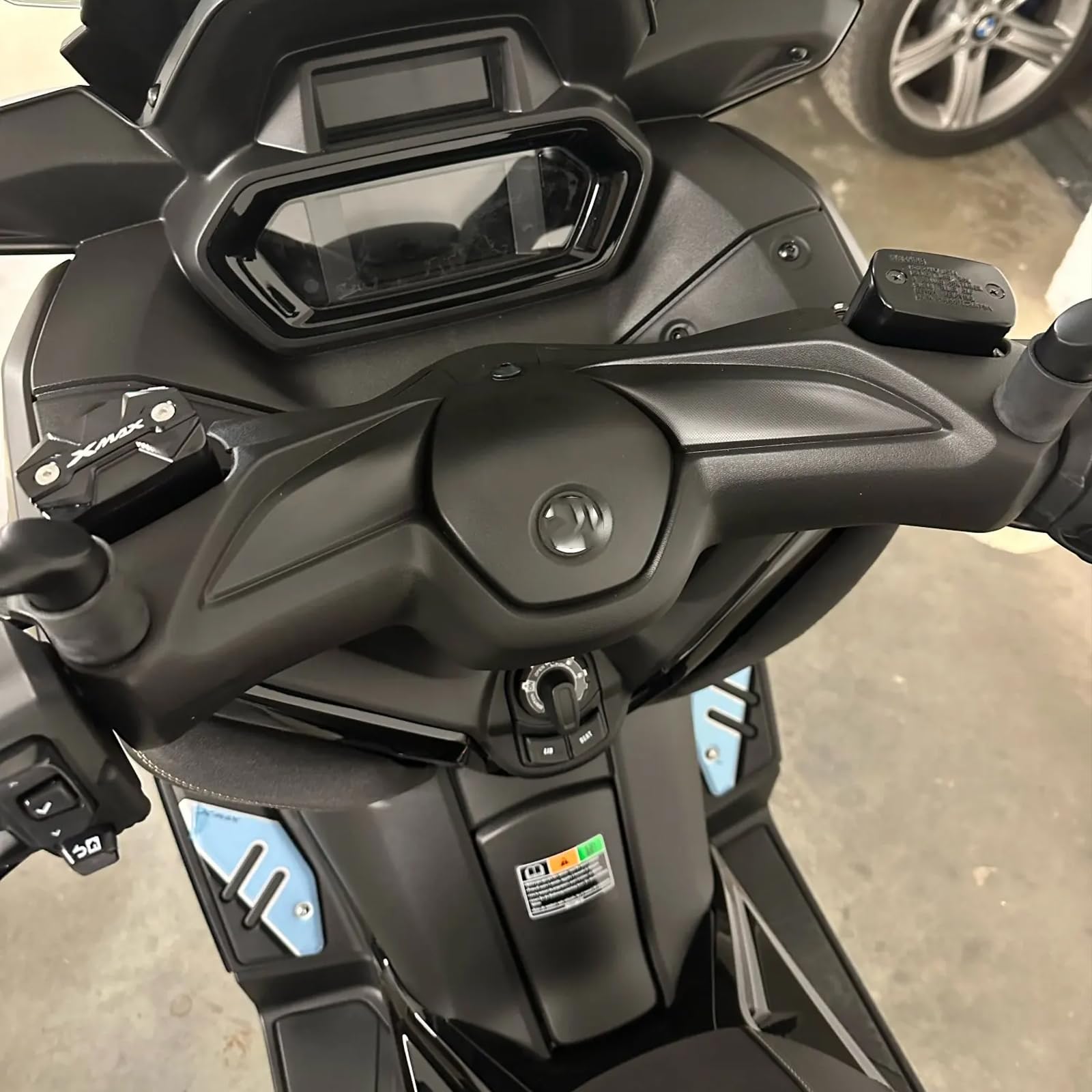 Bouchons de réservoir d'huile moto accessoires pour Yamaha XMAX 125 250 300 X-MAX XMAX250 XMAX300 XMAX125 2018-2024 (Or)