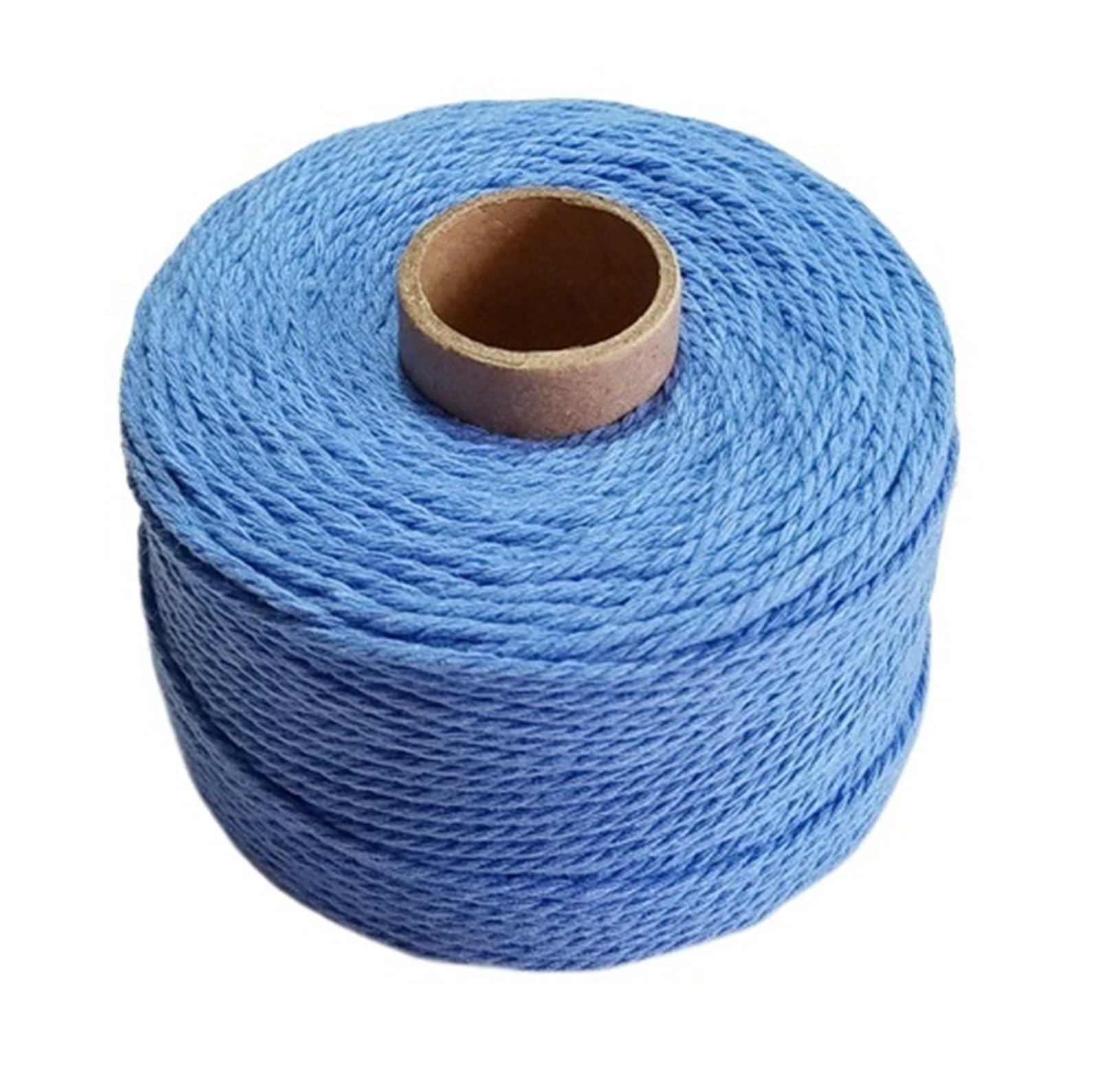 Cotton Macrame Cord Colourful Cotton Rope 80m/roll Twine Macrame Cords String Thread For Party Wedding Decoration Accessory DIY(Sky blue)