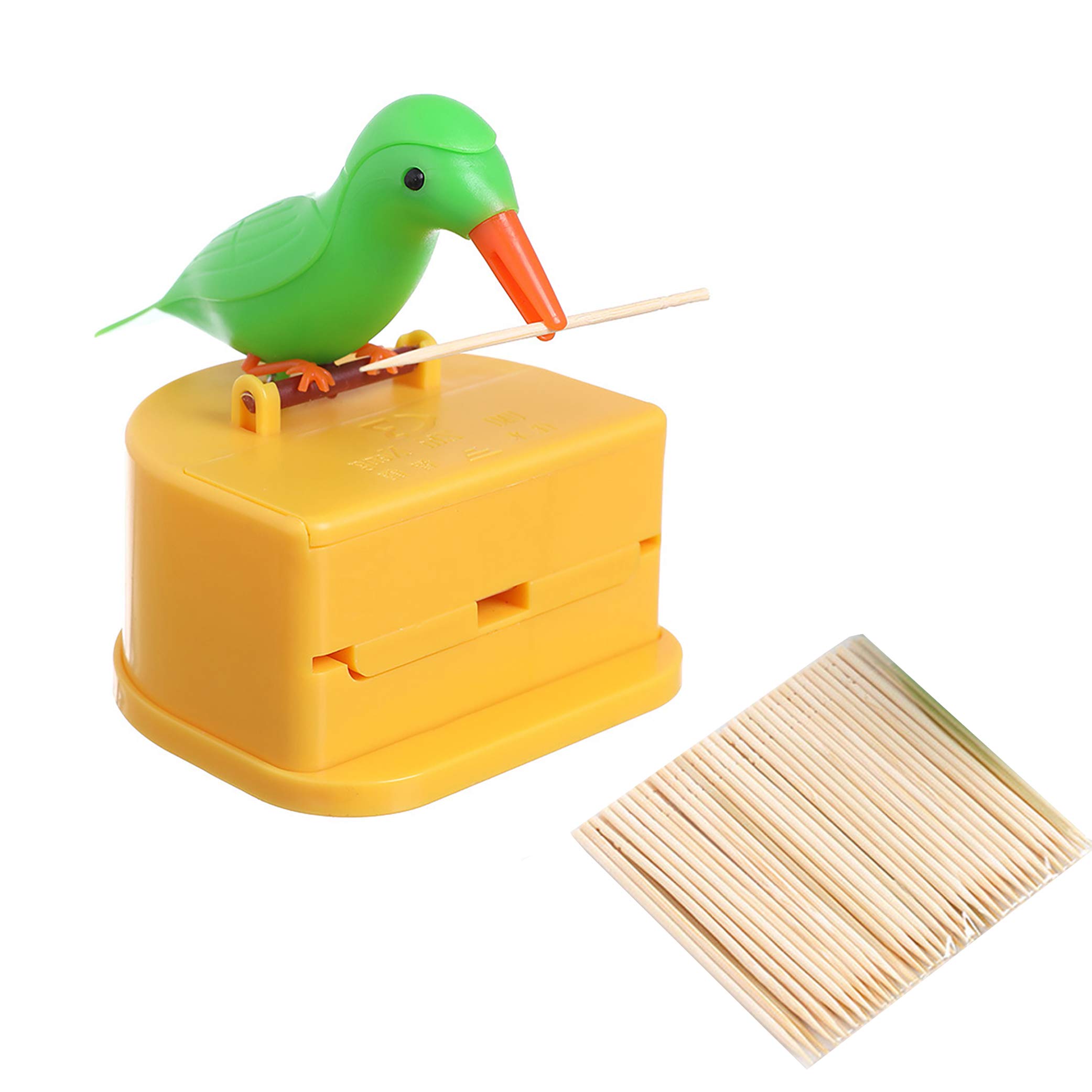 MEZON Cute Bird Toothpick Dispenser Bird Shape Toothpick Holder Box With Toothpicks for Home Kitchen Party Hotel Restaurant (Multi Color) (B08KLGXCVC) Amazon Price History, Amazon Price Tracker
