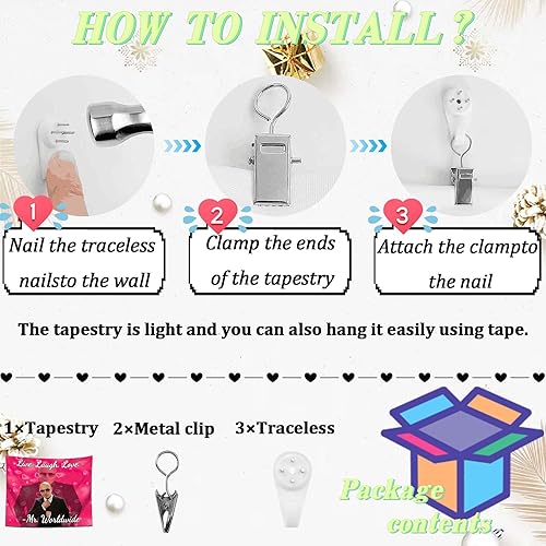 Miniatura 7 de QGHOT Tapiz de niña negra, tapiz de mujeres afroamericanas, tapiz para colgar en la pared, tapices de pared para dormitorio, sala de estar, oficina,