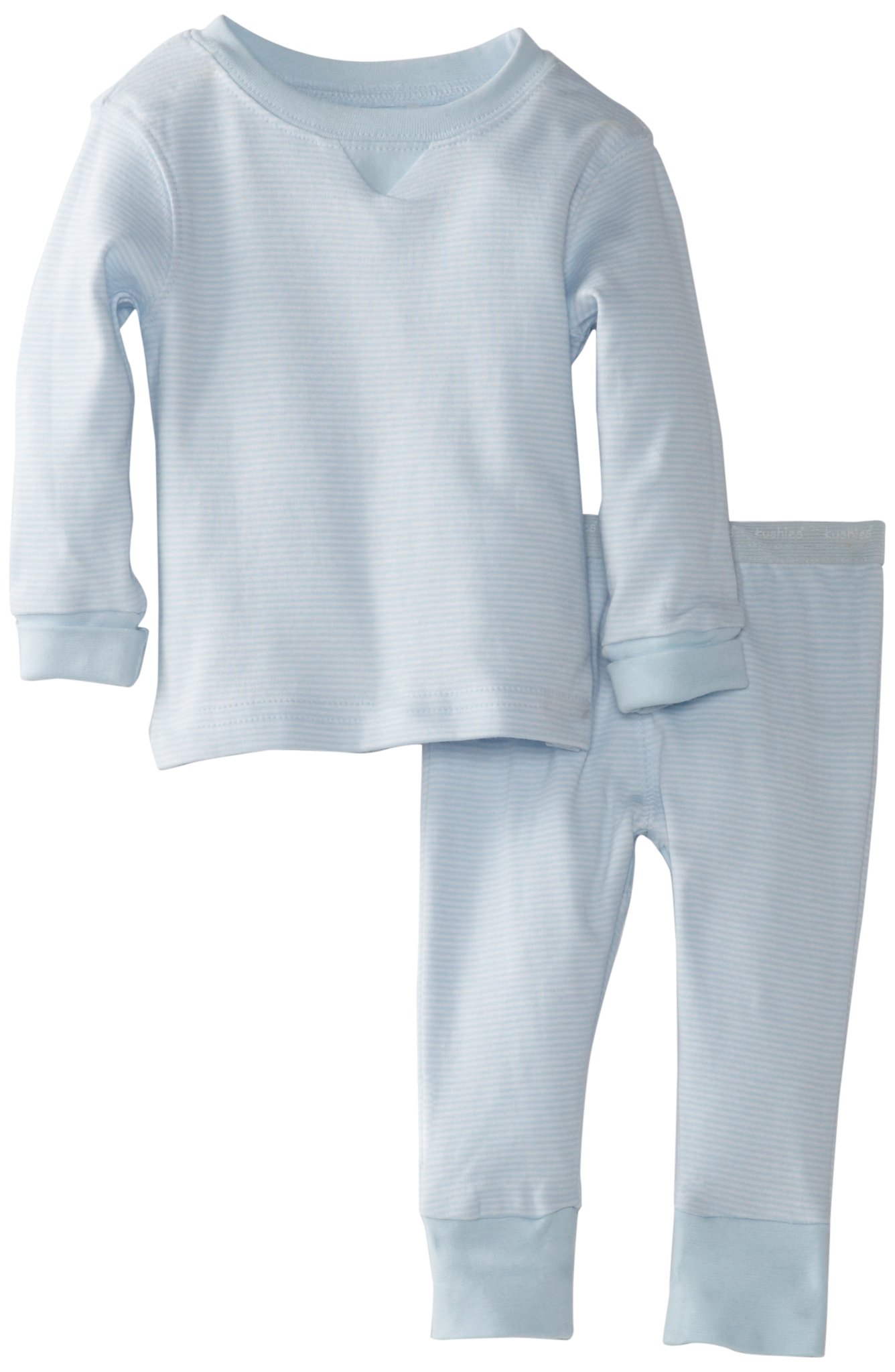 KushiesUnisexbaby Newborn Everyday Mocha Layette 2 Piece Set, Sage Stripe, 9 Months