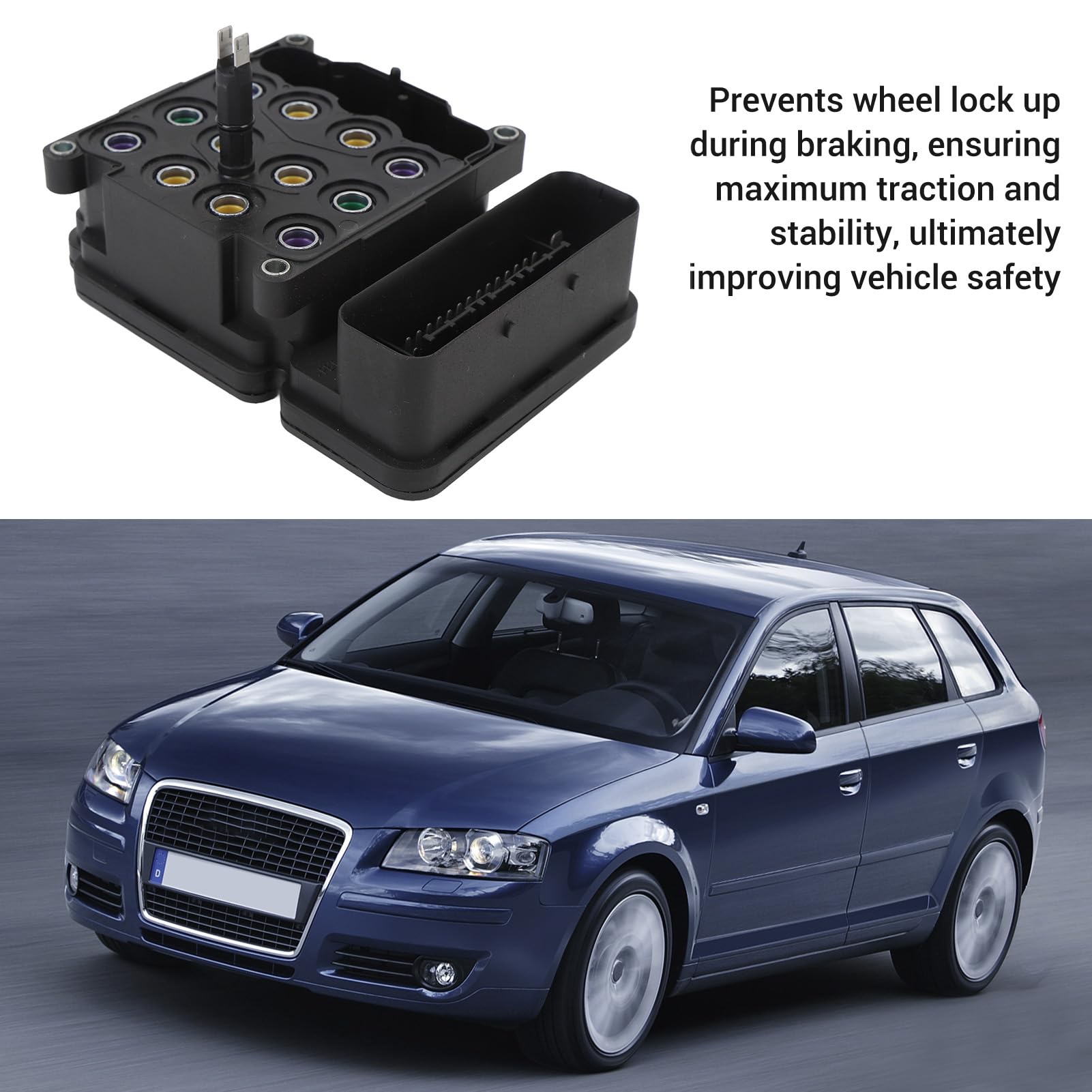 Módulo de Control ABS de Alto Rendimiento para Sportback Cabriolet Reemplazo 2008-2013, Delantero Remanufacturado 1K0907375AD 1K0907379AN para Reconstrucciones