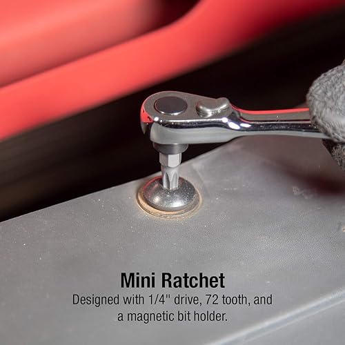 Miniatura 4 de Sunex 9726 - Juego de mini trinquete y puntas + Sunex 9930 SAE Stubby