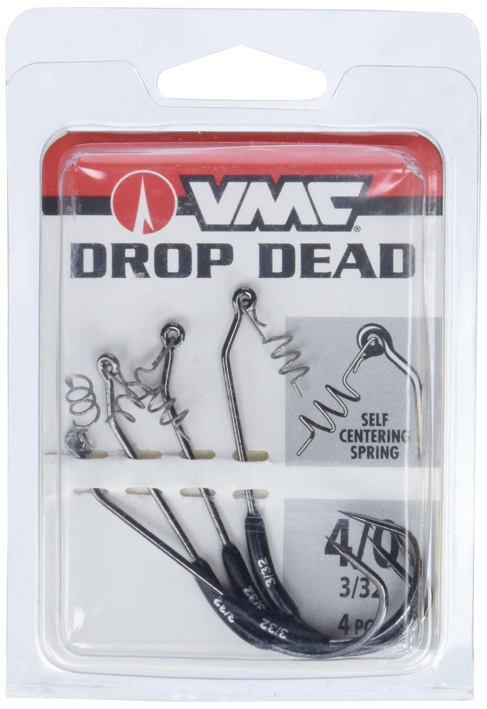 VMC Drop Dead Weighted Hook 3/32 Black Nickel #4/0 : Sports & Outdoors
