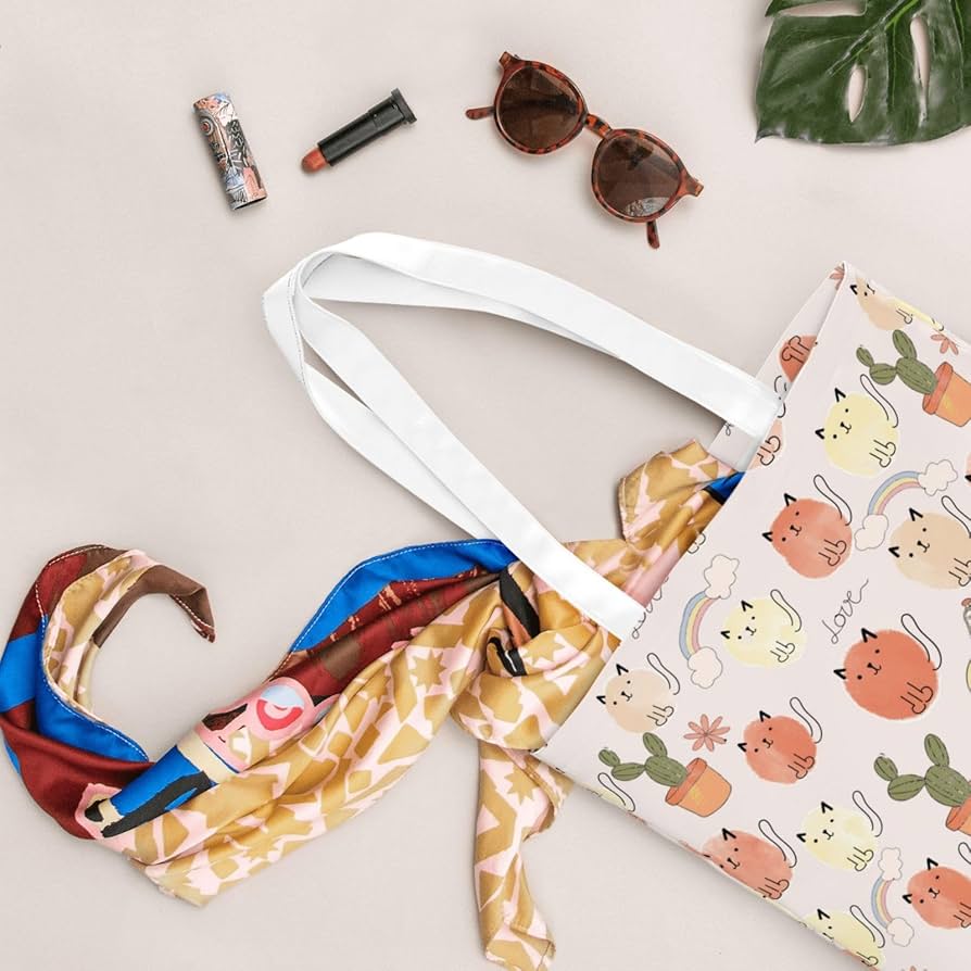 動物柄トートバッグ（水色）　買い物袋 Amazon.co.jp: トートバッグ ショッピングバッグ 可愛い 動物柄