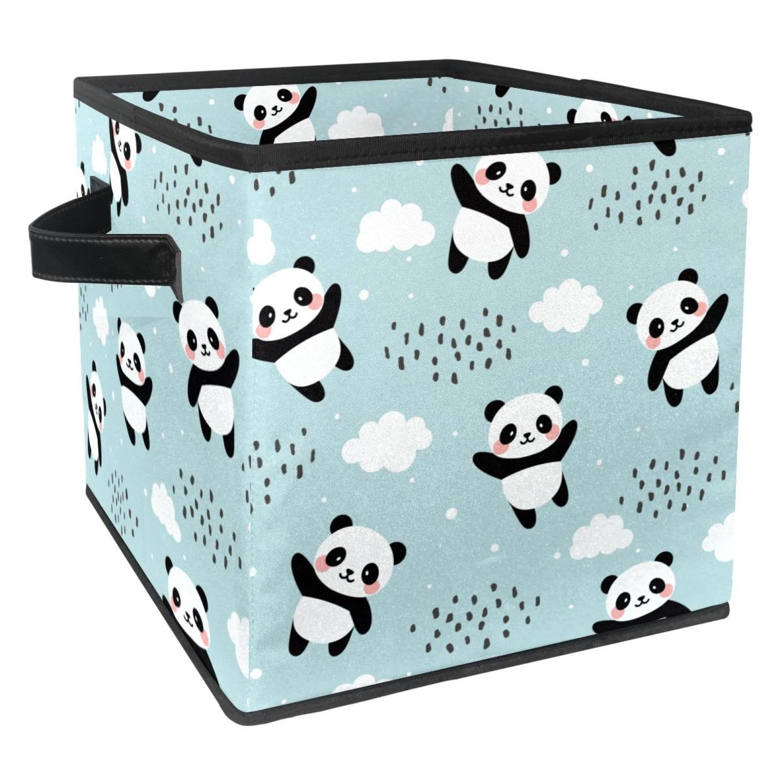 Boîte de rangement pliable Panda pour organiser la chambre d'enfant