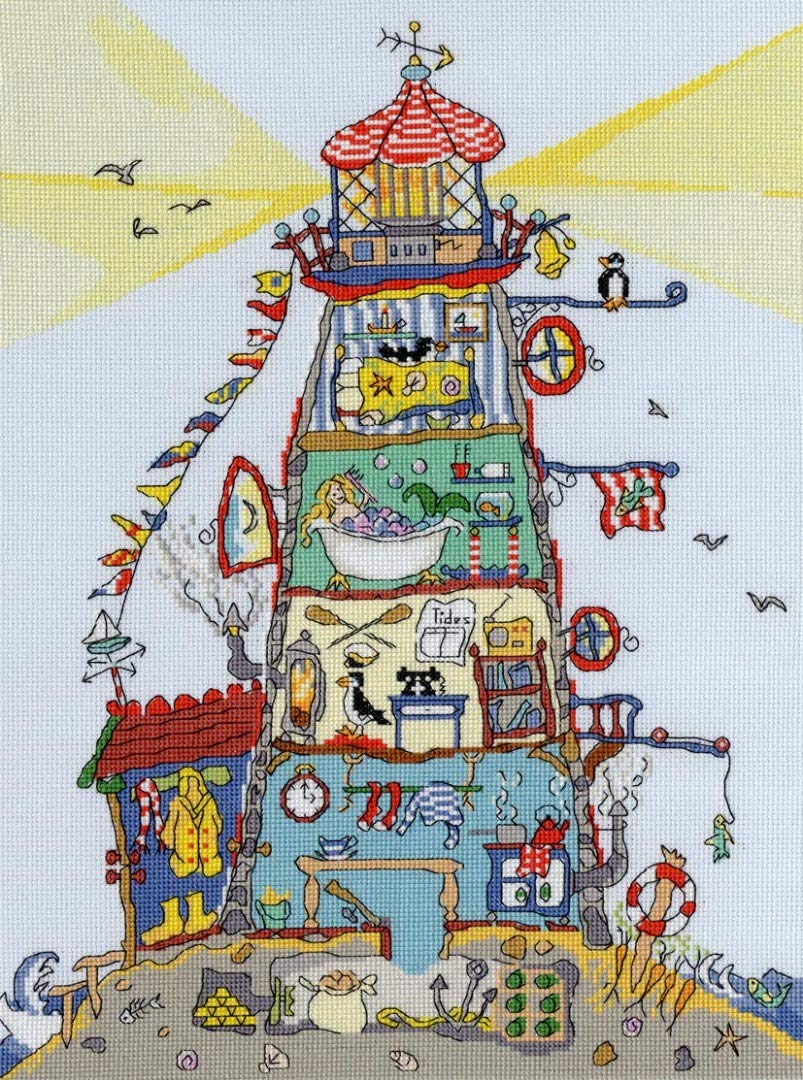 Bothy ThreadsLimited Cross Stitch Kit - Cut Thru' Lighthouse