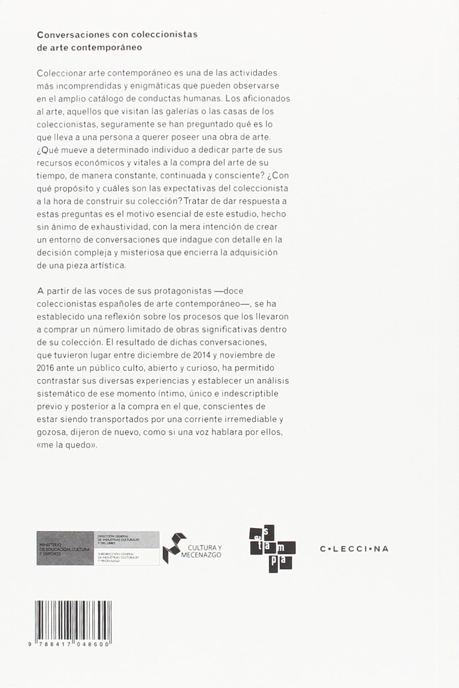 Conversaciones con coleccionistas de arte contemporáneo (Blow Up)