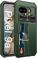 Vista 63 de Vihibii Funda tipo cartera para Google Pixel 9a con tarjetero (4 tarjetas), [bloqueo RFID], cubierta de cámara deslizante y bordes elevados