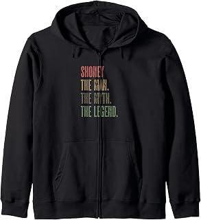 SHONEY the Man the Myth the Legend | Myth Legend Name - Zip Hoodie