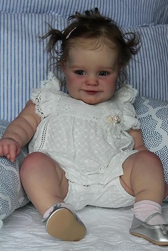 Miniatura 1 de Zero Pam Muñecas de bebé Reborn de 24 pulgadas, muñeca de bebé realista de Maddie, muñecas de bebé recién nacidas, muñecas de bebé de cuerpo suave