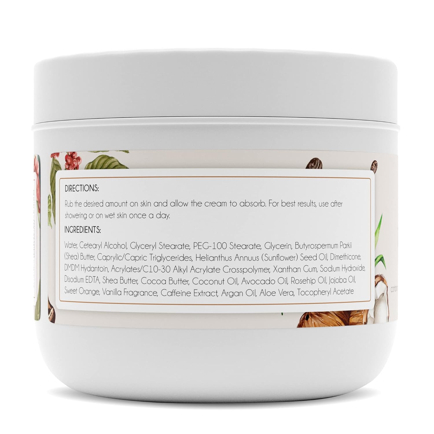 Buy Cellulite Cream Firming Toning Coffee Caffeine Cream 4 oz Anti