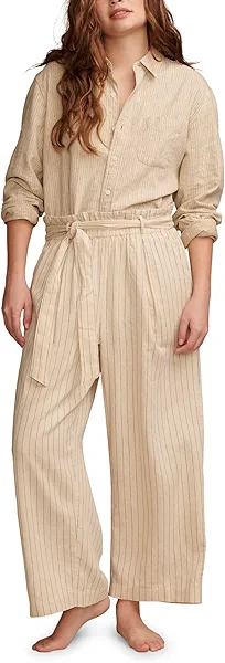 Lucky Brand Women's Hemp Paperbag Pant