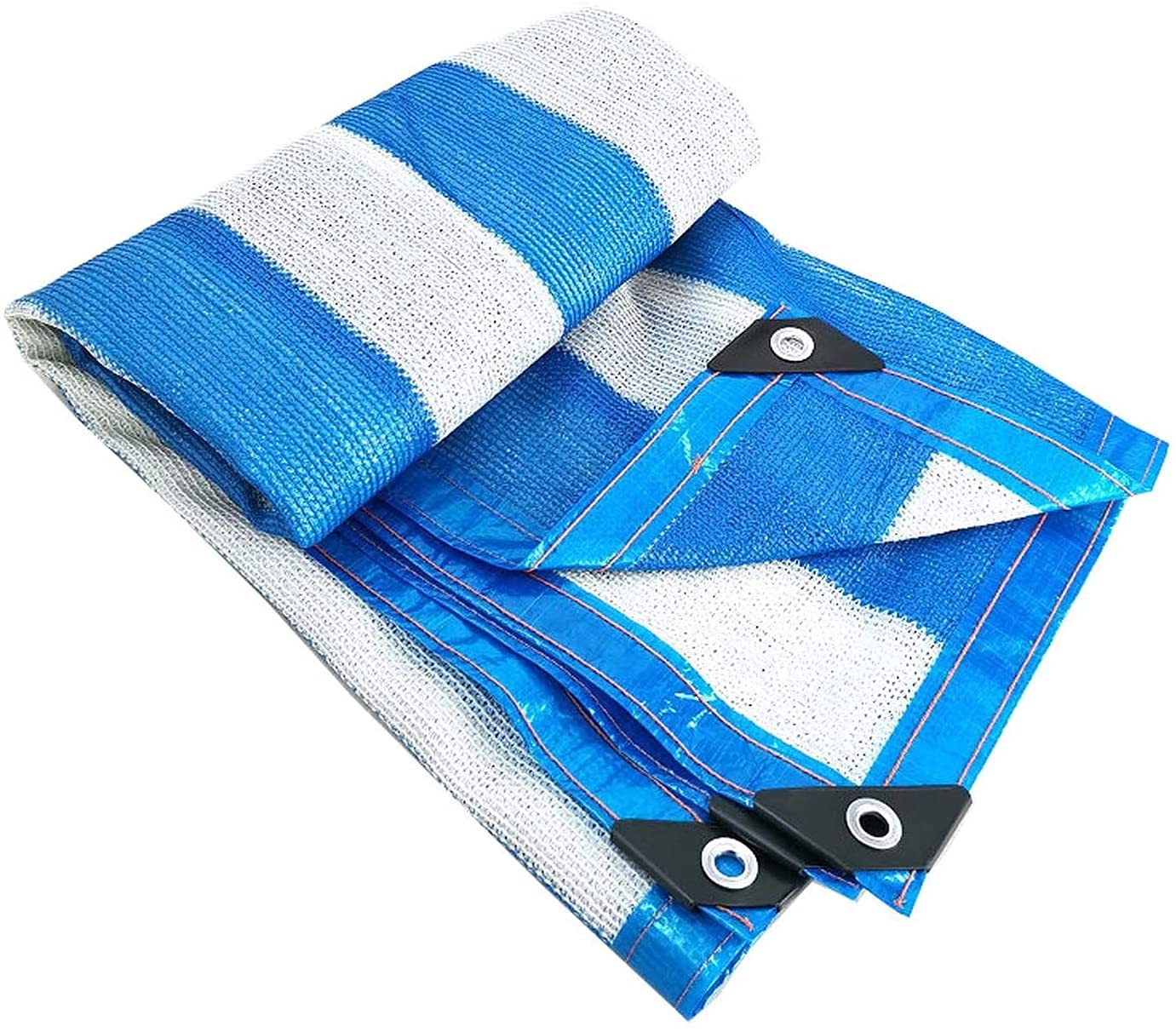 Protección tela prueba viento azul de 3x5m para evitar calor en la terraza