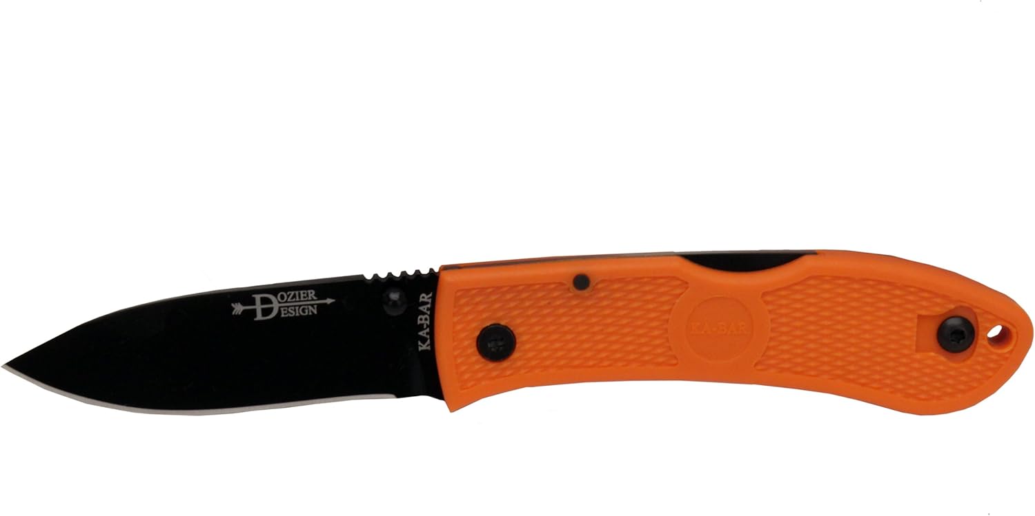 Ka-Bar Dozier Folding Hunter Blaze Orange 4062BO