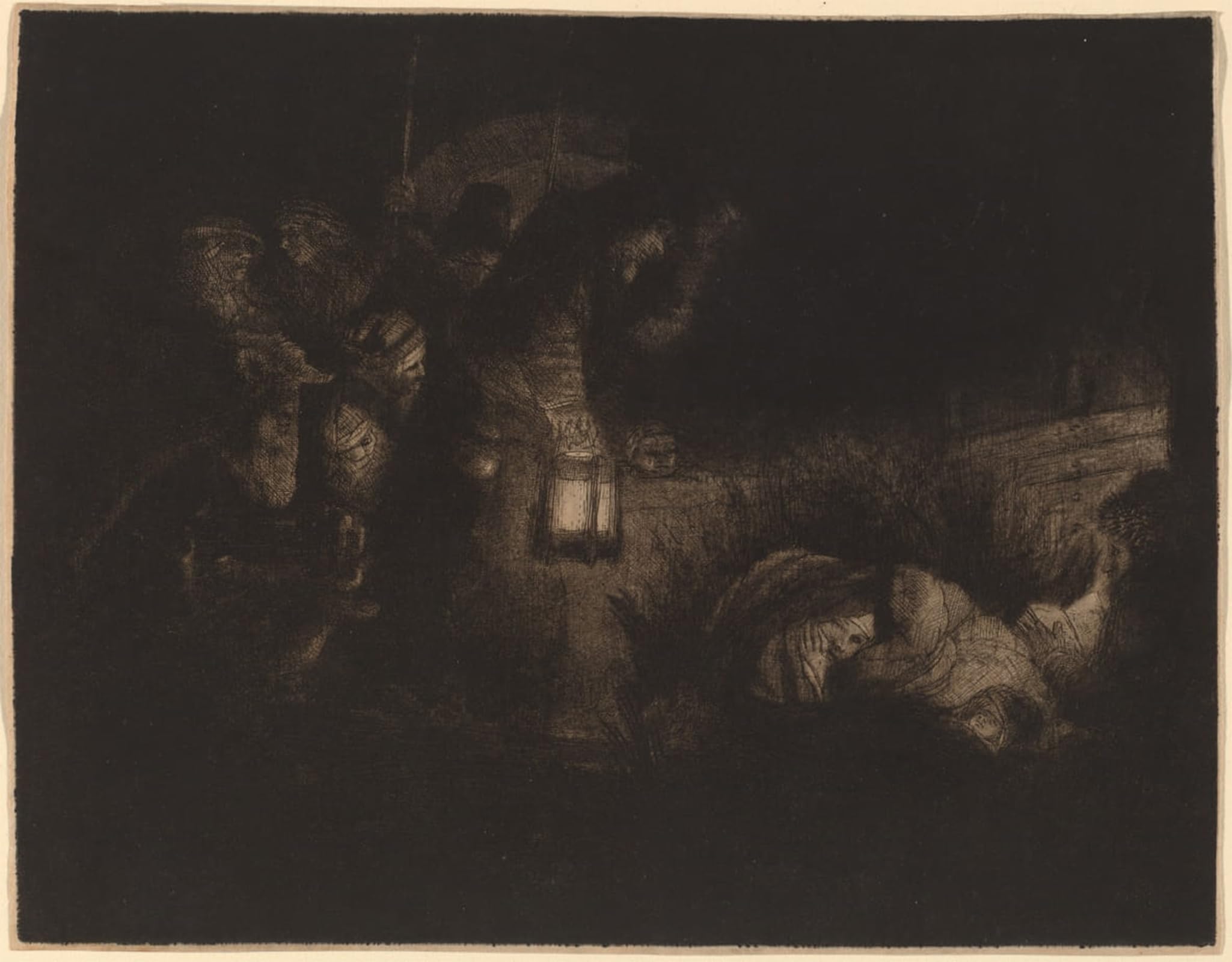 POSTERIIk Famous Print Pop Art Wall Art Graffiti The adoration of the shepherds: A night by Rembrandt van Rijn Art Prints for Home Decor 60x90cm