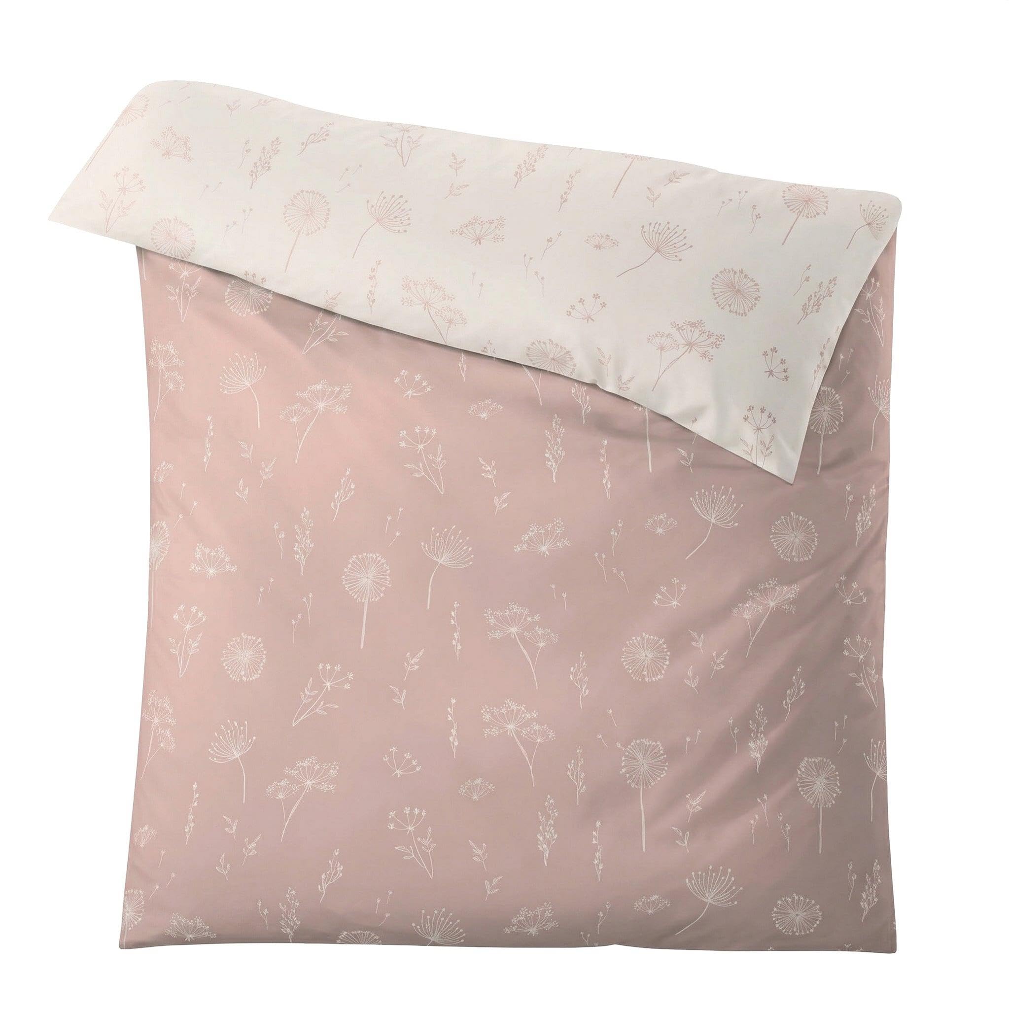 Kleine Wolke Leone Bettwäsche, Bettbezug, Cotton, Rose, 135 x 200 cm