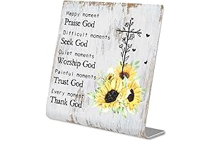 XUV01 Scripture Verse Inspirational Christian Office Decor for Women