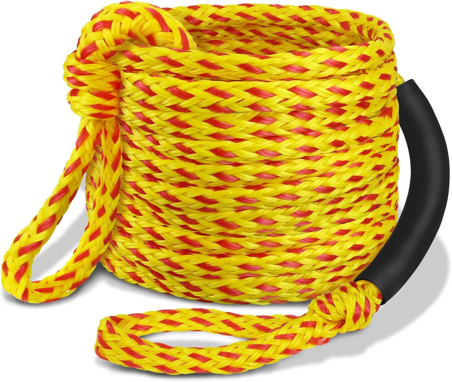 Boat Tow Rope 60ft 3-6K, Floating Ropes for Towable Tubes Accessories