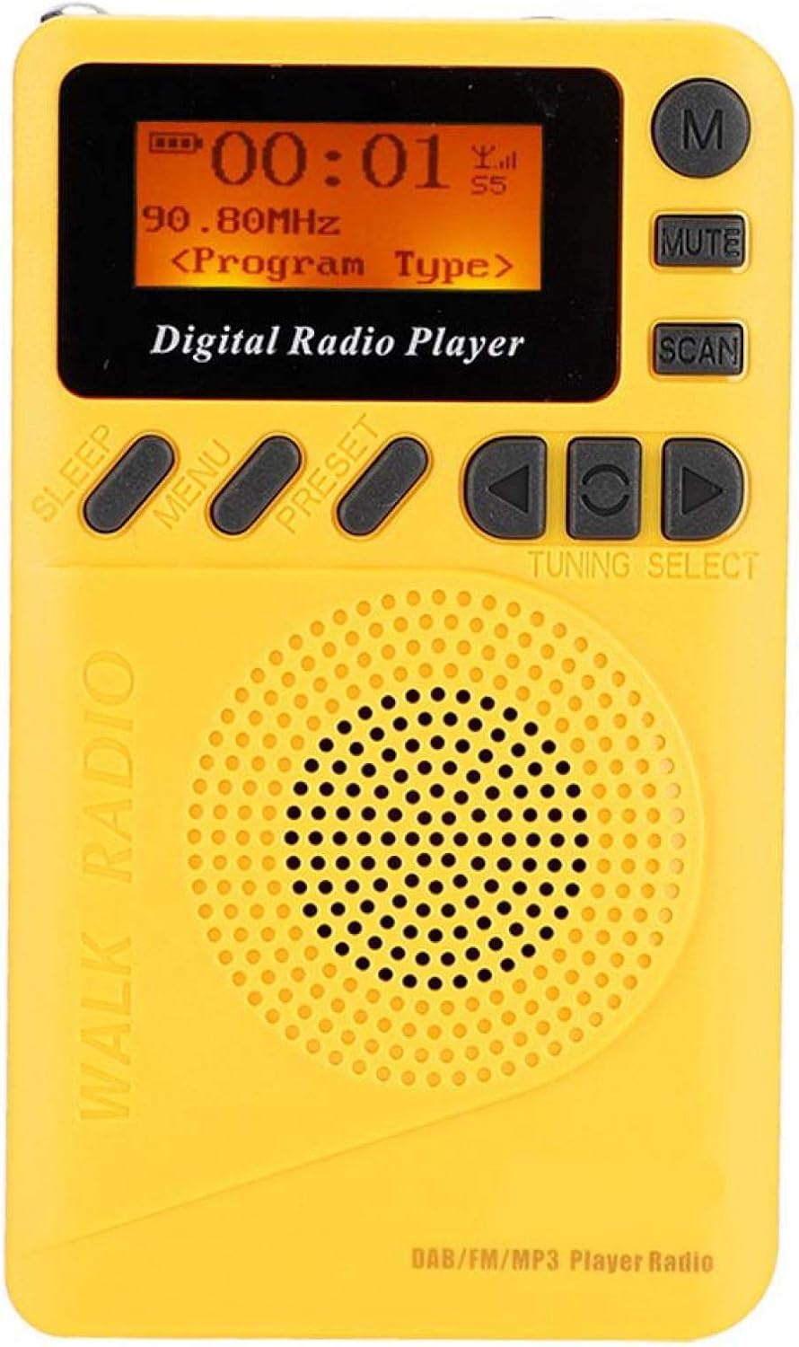 Digital Radio, Mini Pocket Portable Multifunctional Digital DAB+FM
