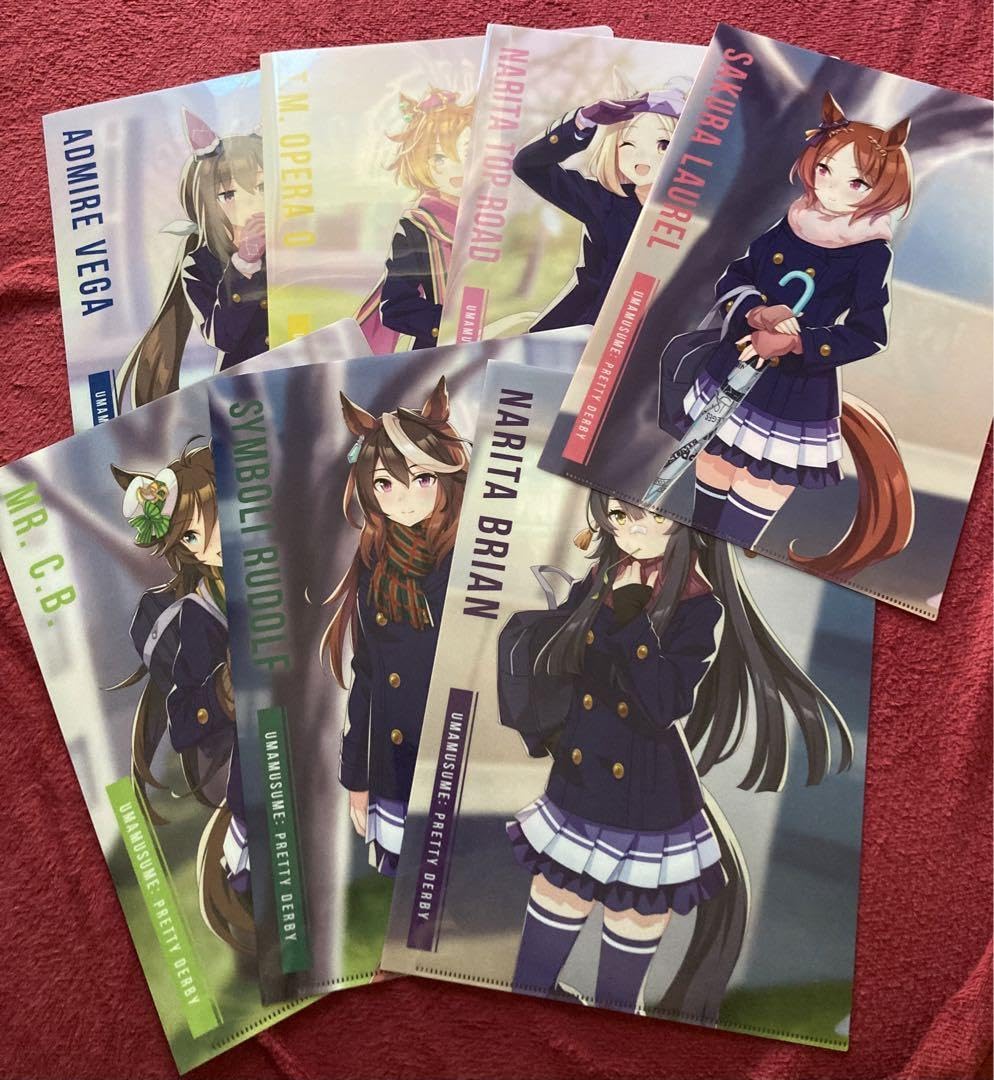 ウマ娘　ROAD TO THE TOP 書き下ろし　クリアファイル7点 ウマ娘 ROAD TO THE TOP クリアファイル 7枚セット（ウマ娘
