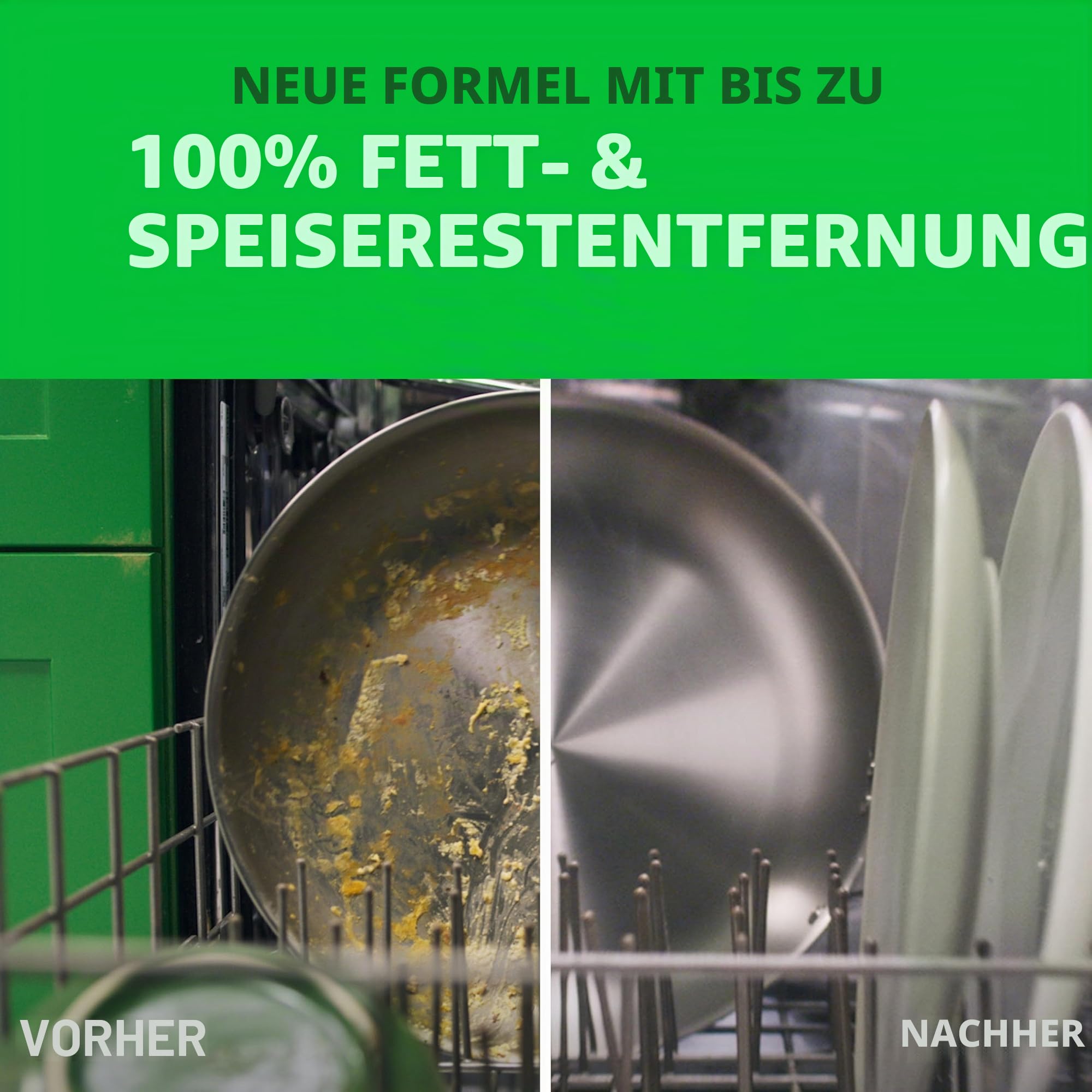 Cascade Platinum Plus Geschirrspülmittel Pods Spülseife Zitrone 57 Stück | Entfernt bis zu 100% Fett und Rückstände. Geeignet für Rohre und Geschirrspüler. Kein Abmessen notwendig. Fleckenfreier Glanz