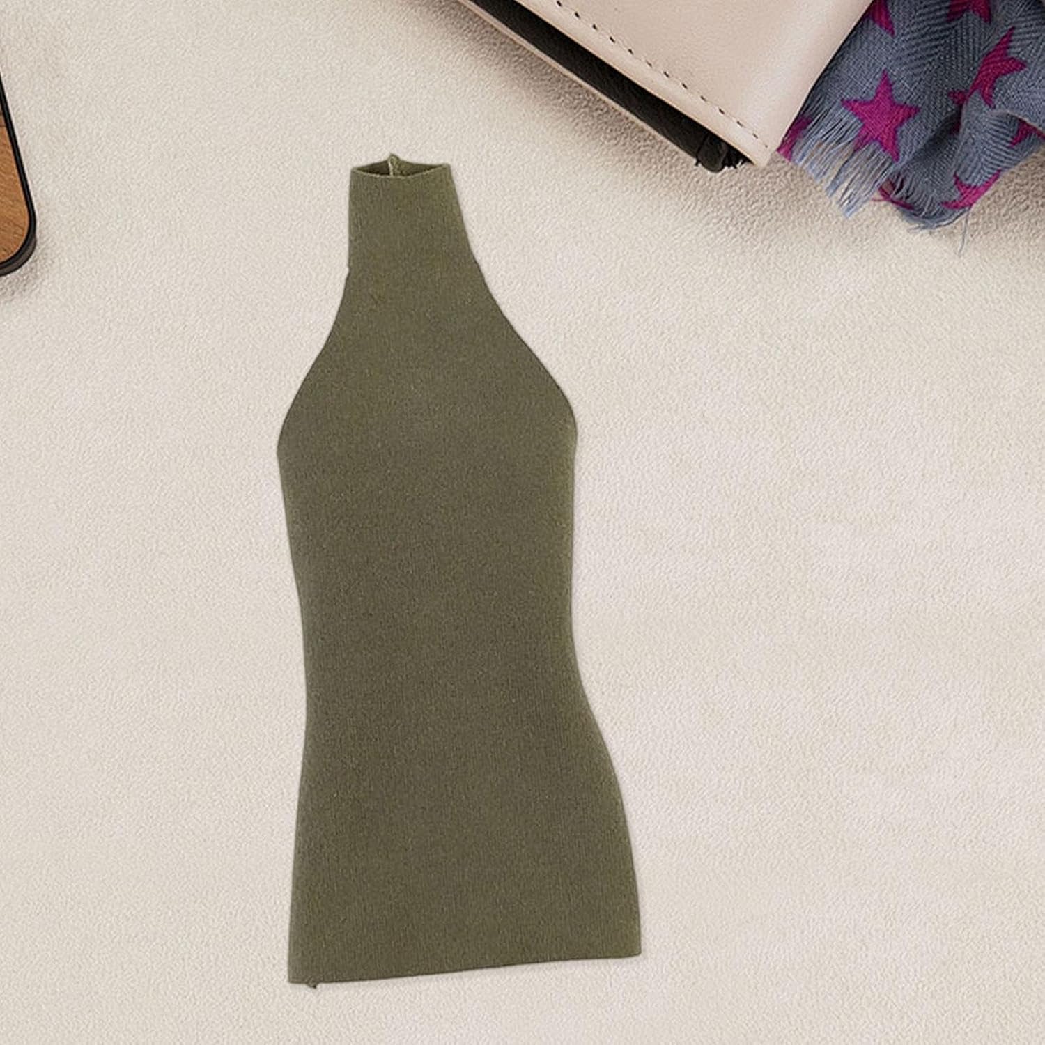 1:6 Scale Miniature Dress for 12'' Figures, Party Wear Costume Accessory, Green
