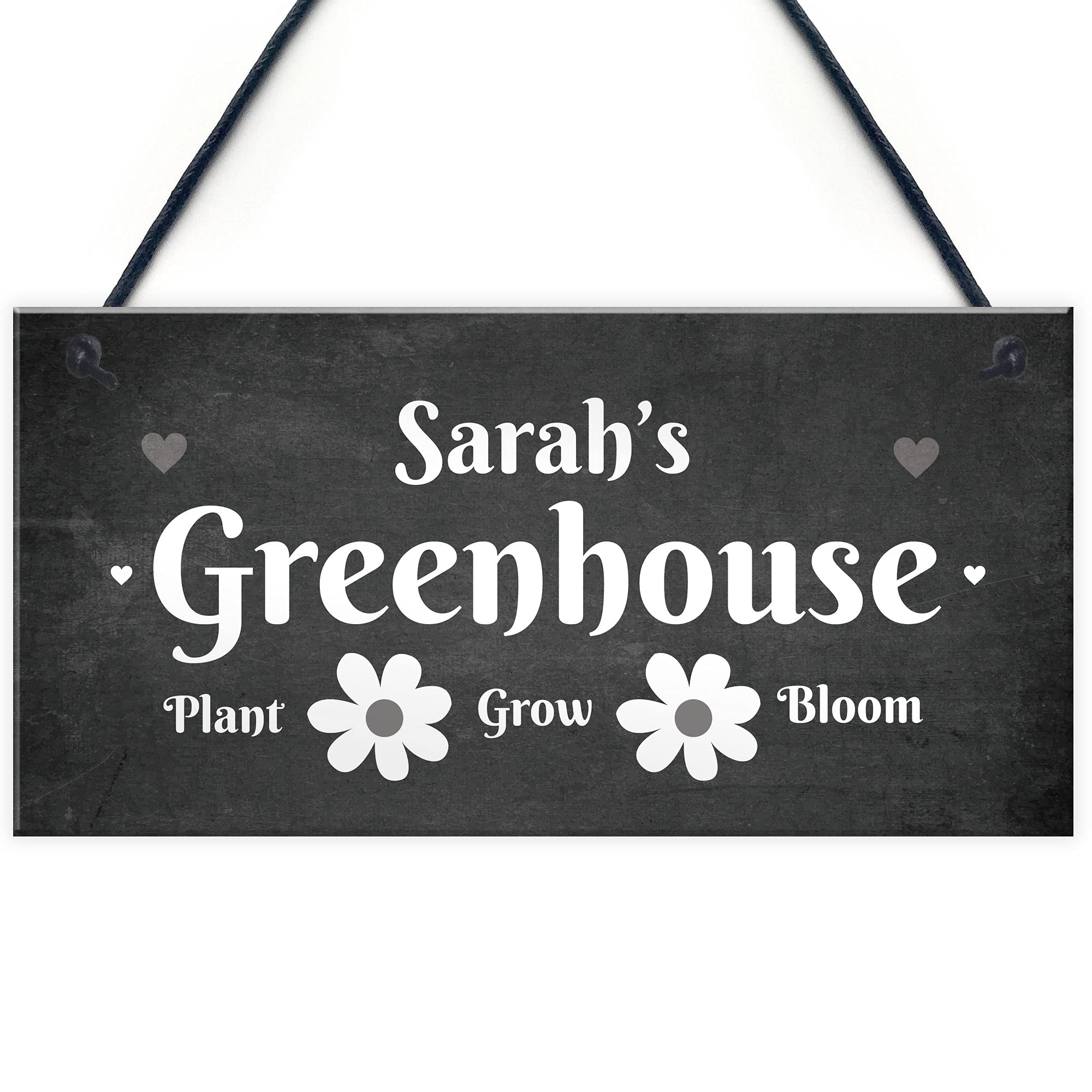 Red Ocean Personalised Sign For Greenhouse Garden Shed Allotment Vegetable Patch Signs
