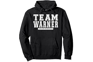 Team WARNER Family Surname Reunion Crew Member Gift Pullover Hoodie
