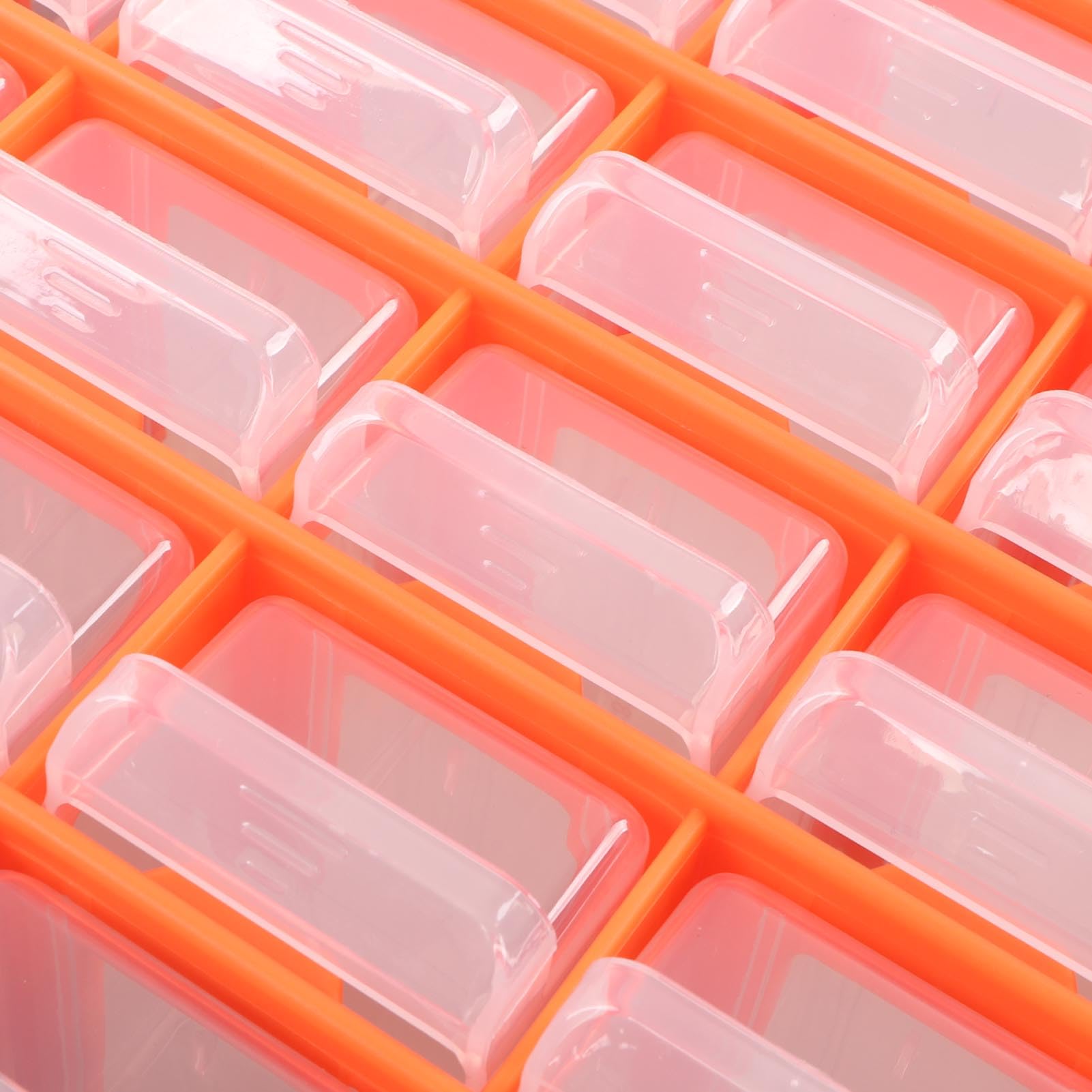 Hidyliu Scatola per Ricambi da 39 Cassetti, Organizer in Plastica con Divisore per Hardware da Officina e Forniture Artigianali