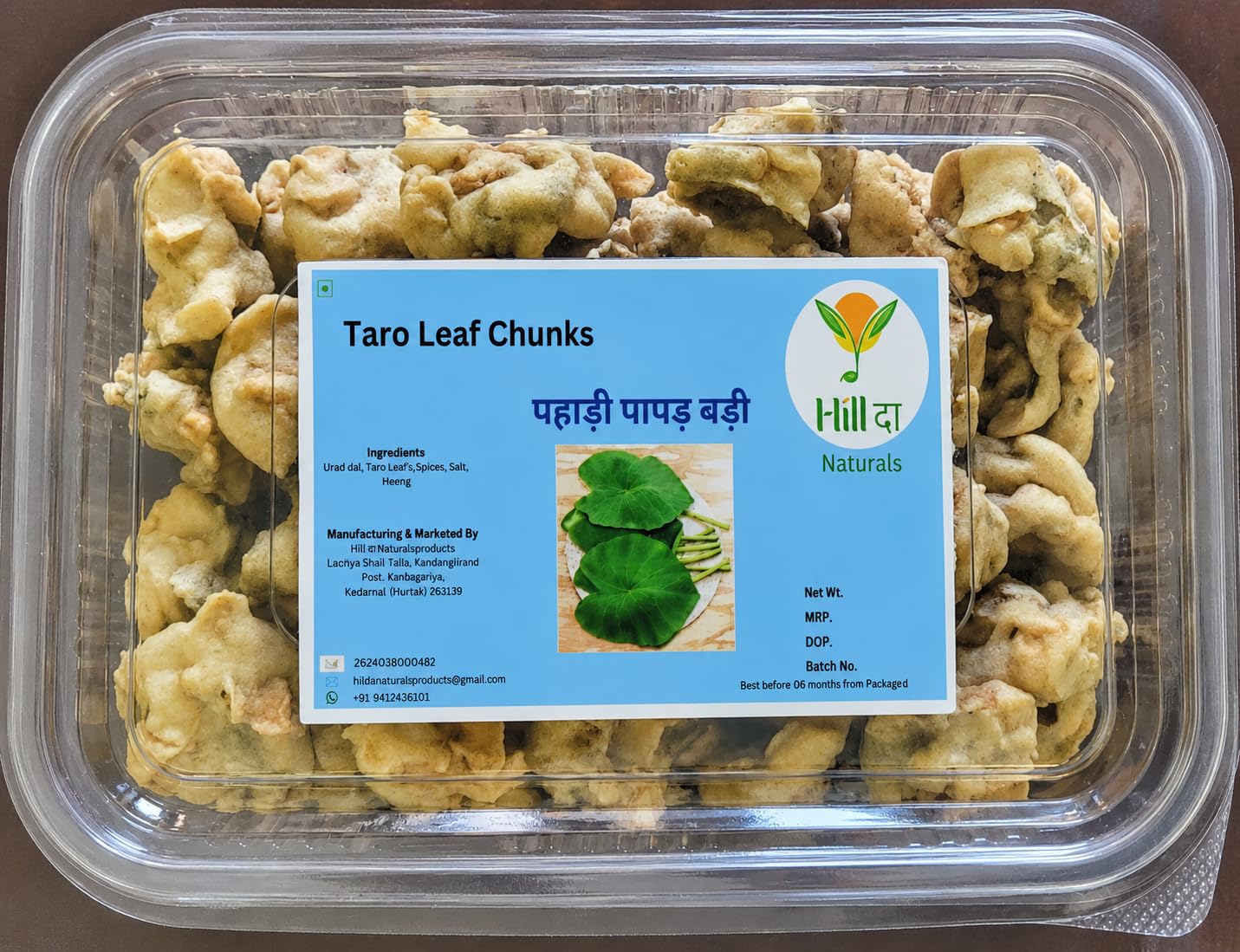 Taro Leaf Chunks, पहाड़ी पापड़ बड़ी, Traditional Recipes from Uttarakhand, 200 Gram-picture-20