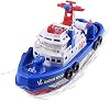 Bath Toy - 23cm Fireboat | Electric Fireboat for Kids | Light-Up Bath Fountain with Music for Bathtub & Pool, Waterproof Toy for Shower, Beach