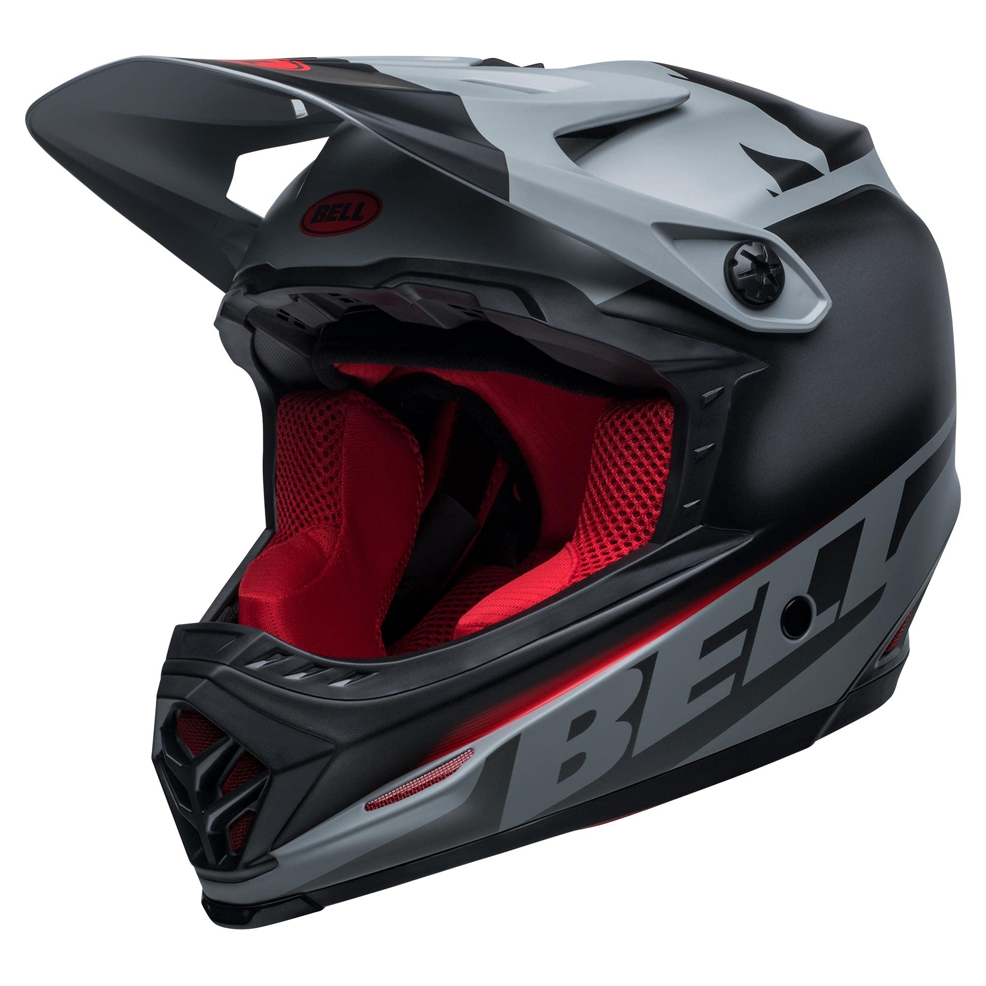 BELL Casco integrale integrale MIPS Mtb per adulti, unisex, da adulto, nero/grigio/crimini, taglia L, 57-59 cm