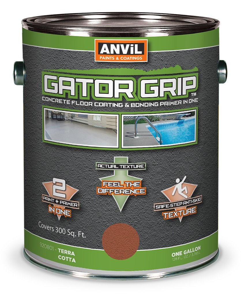 Buy Anvil Gator Grip Concrete & Garage Floor Paint & Bonding Primer in
