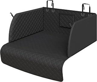 PETICON SUV Cargo Liner for Dogs: Waterproof Trunk Cover with Cushioned Sides, Non-Slip Full Coverage Protector for Pet Safety