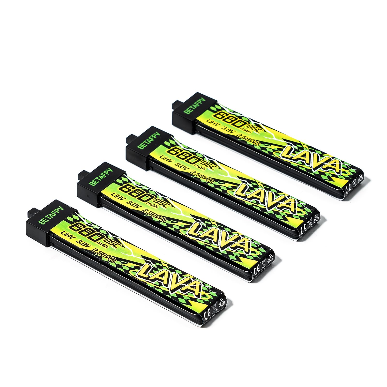 Photo 1 of BETAFPV LAVA II 1S 680mAh LiHV Battery