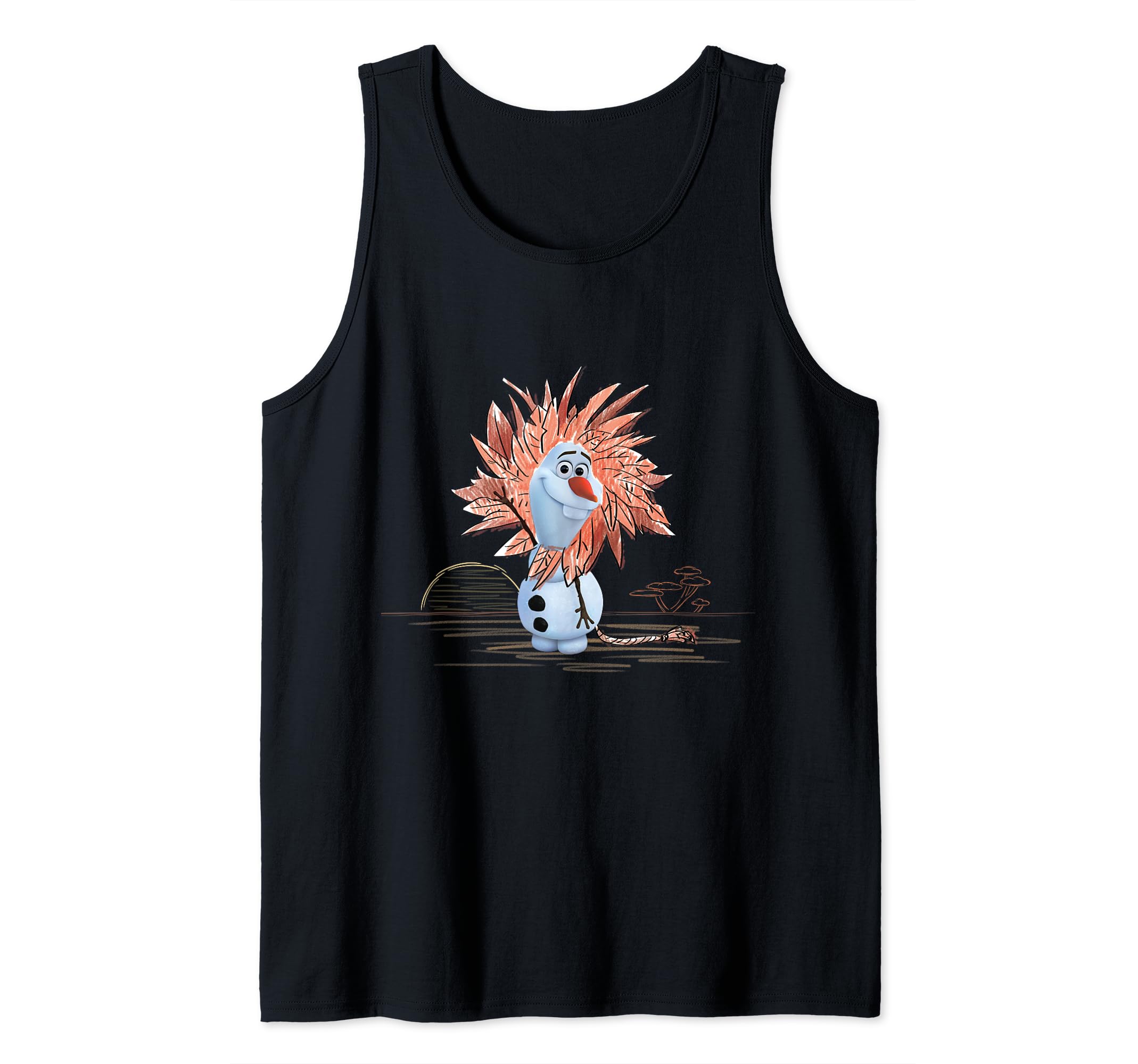 Camiseta de tirantes Disney de Olaf con Rey León Simba en algodón 2