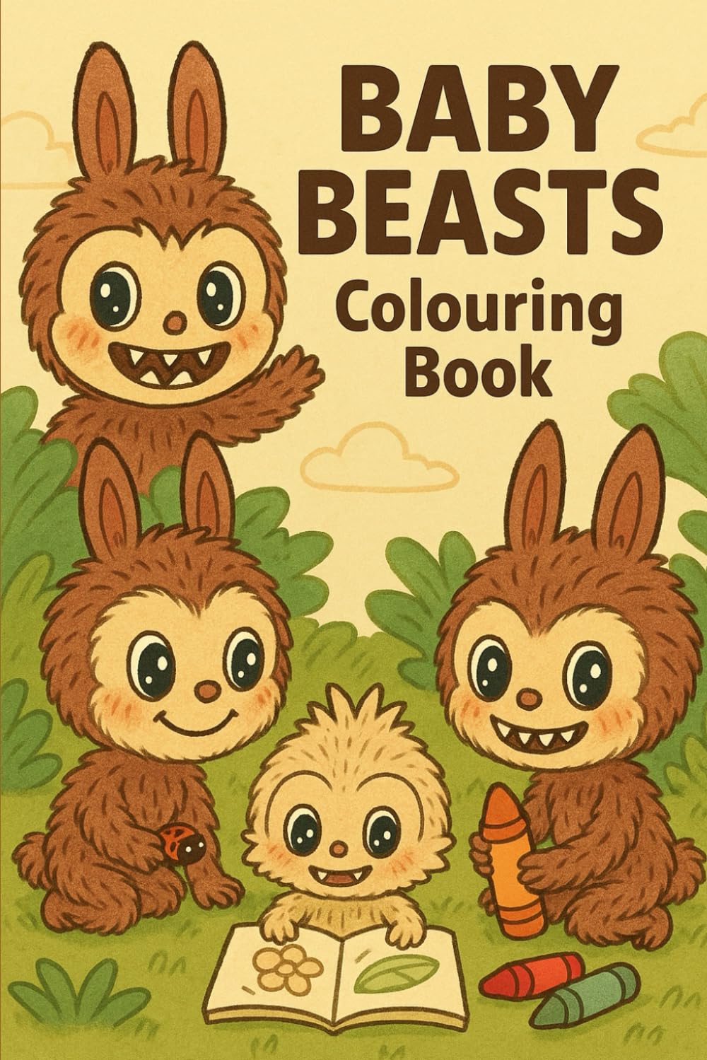 Baby Beasts Colouring Book