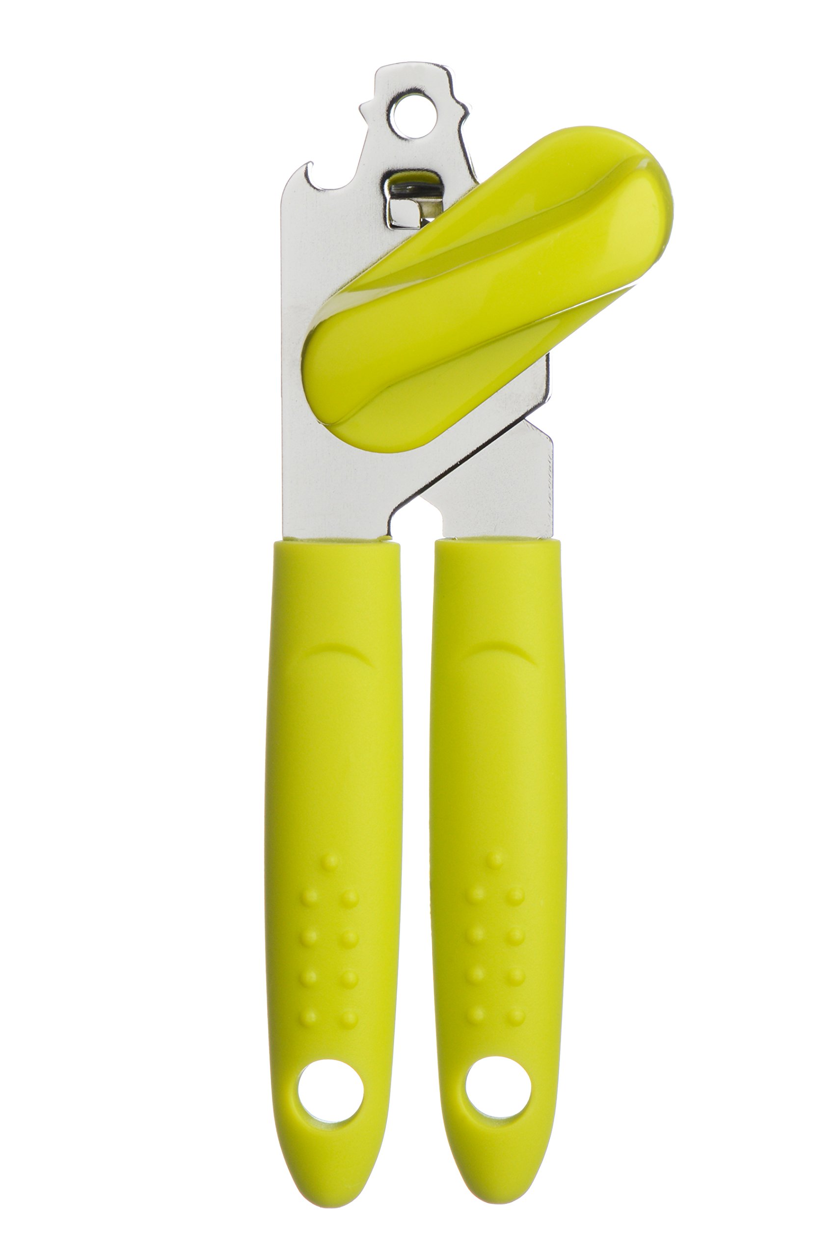Premier Housewares Green Pp Can Opener, Stainless Steel And Blue Can Opener, Manual Can Opener For All Kinds Of Cans And Tins