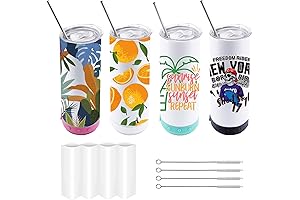 Bluetooth Speaker Sublimation Tumbler 4-Pack