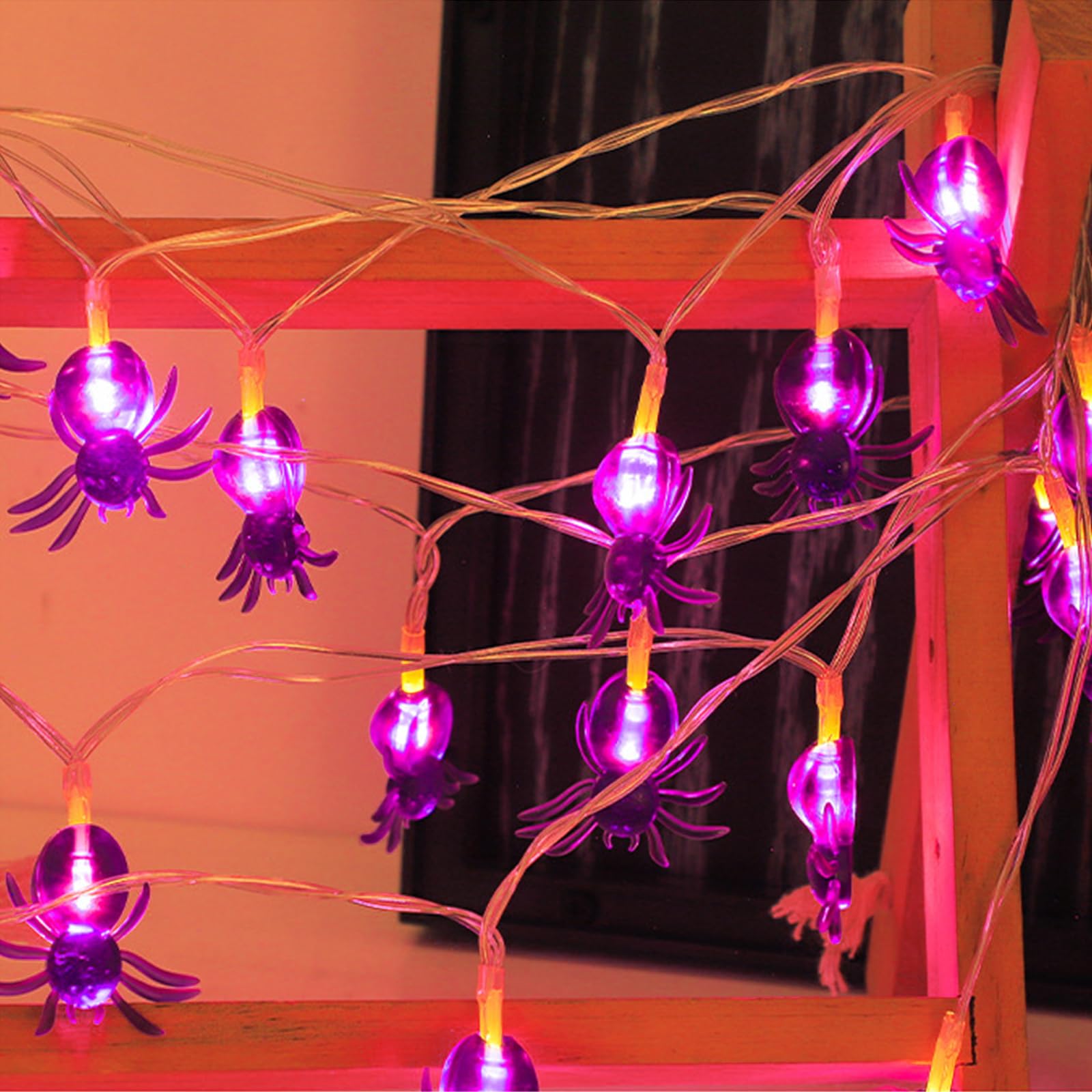 Luci A Stringa Di Halloween - 3 M, 20 LED Fantasma Con Timer Funzionamento A Batteria Ideale Per Decorazioni Di Halloween E Autunnali Bianco Fantasma 92089923