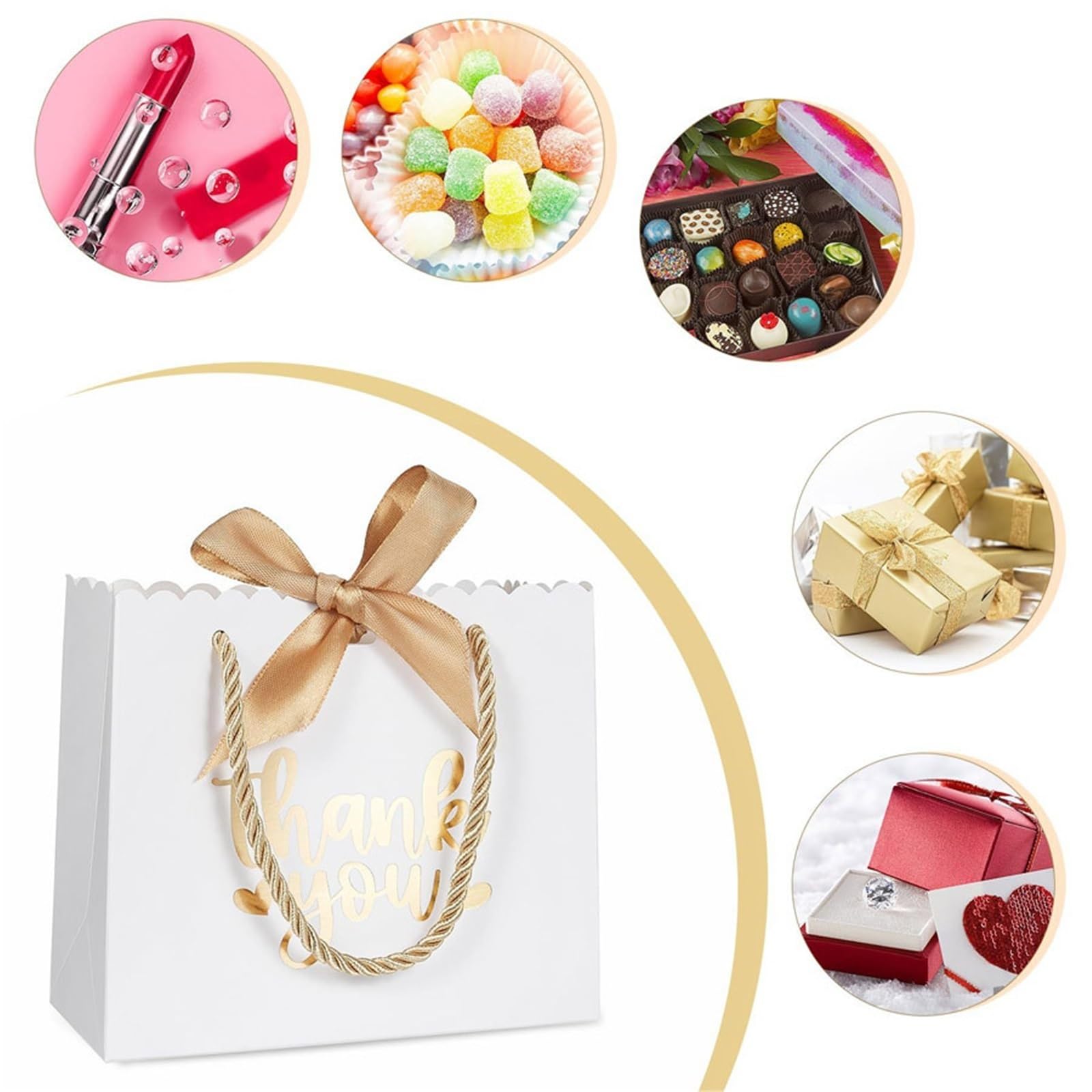 20er-Pack kleine Dankeschön-Geschenktüten Für Hochzeit, Party