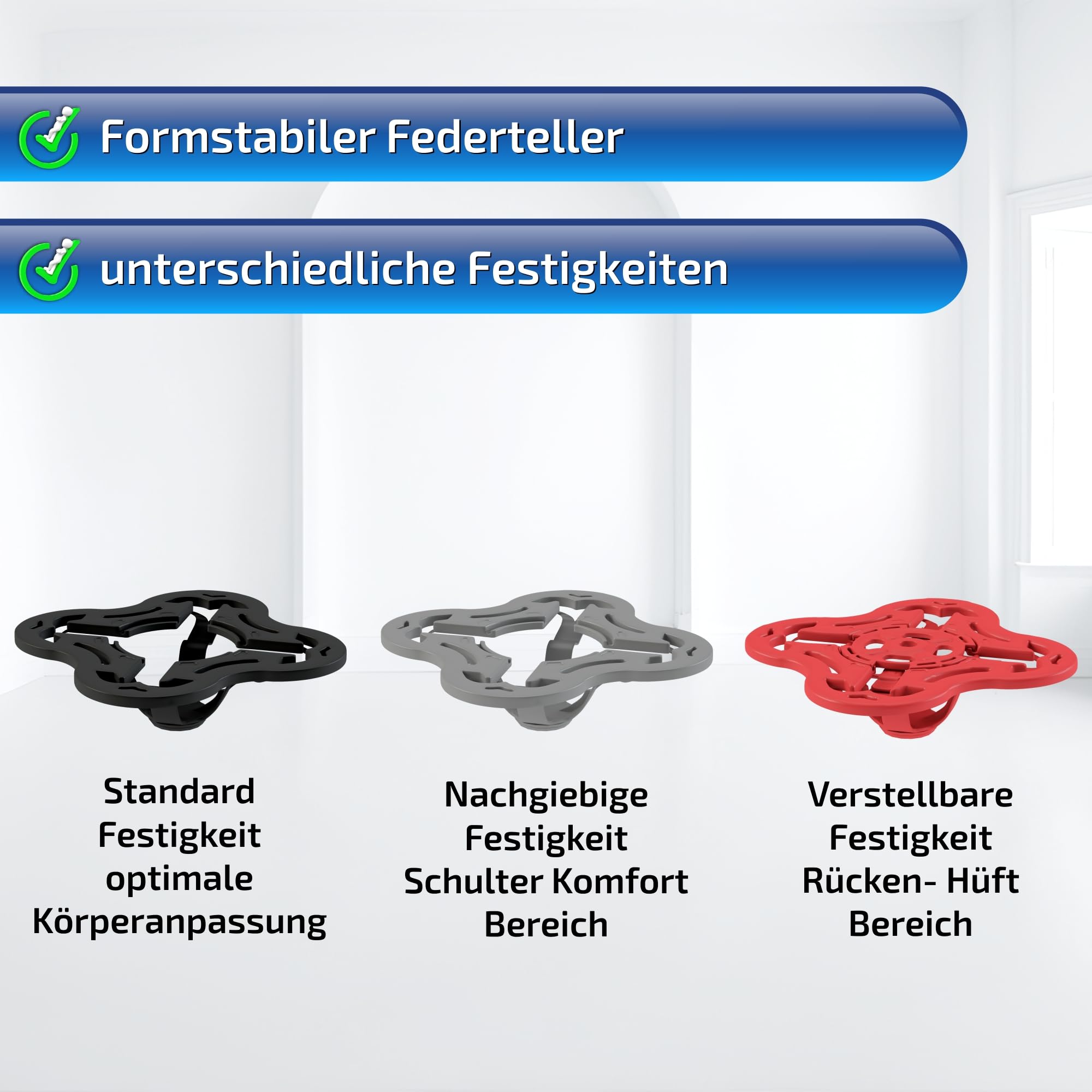 Matratzen Perfekt Tellerlattenrost 90x200cm 12,5cm Hoch Verstellbar