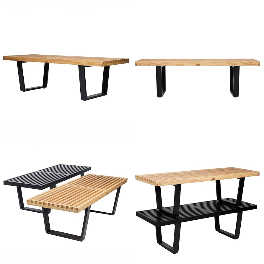 Amazon.co.jp: E-comfort ネルソンプラットフォームベンチ 122cm