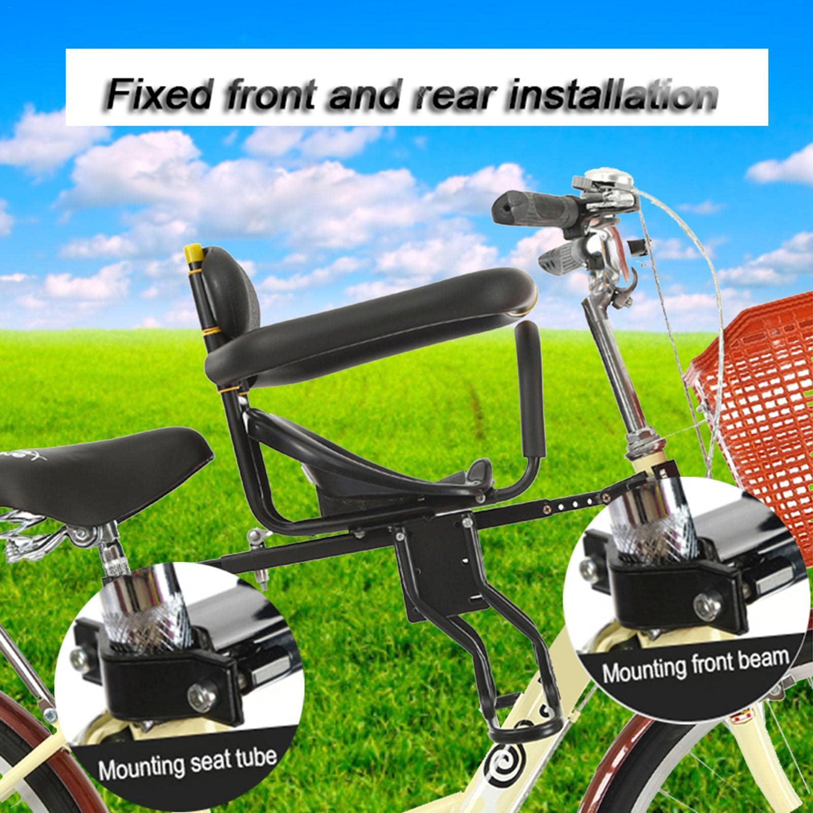 自転車用チャイルドシート ブラウン カジュアルチャイルドシート搭載SW パナソニック(Panasonic