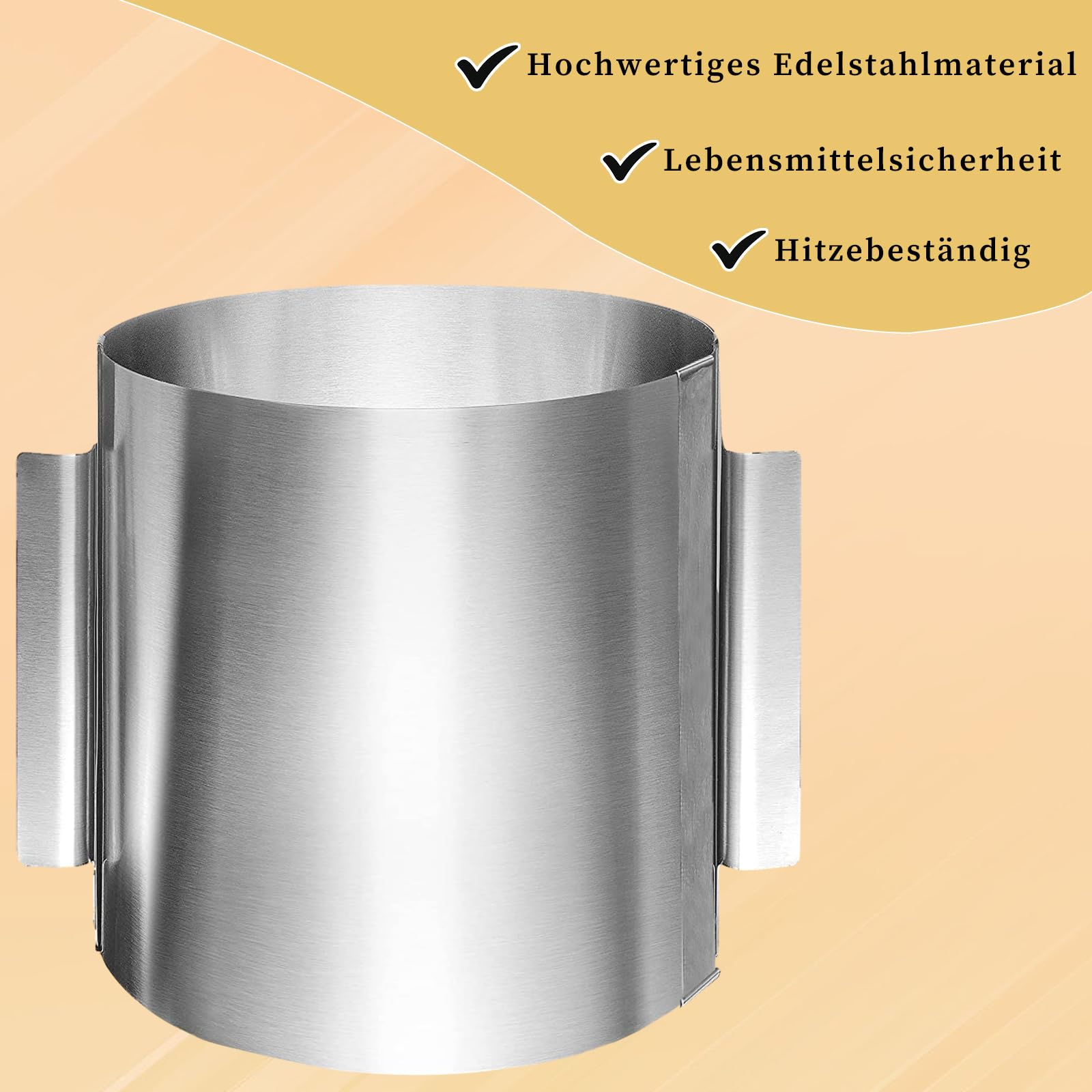 Anelli Per Torta Lacor In Acciaio Inox - Diametro 18 Cm, Per Pasticceria Professionale - Foto 4